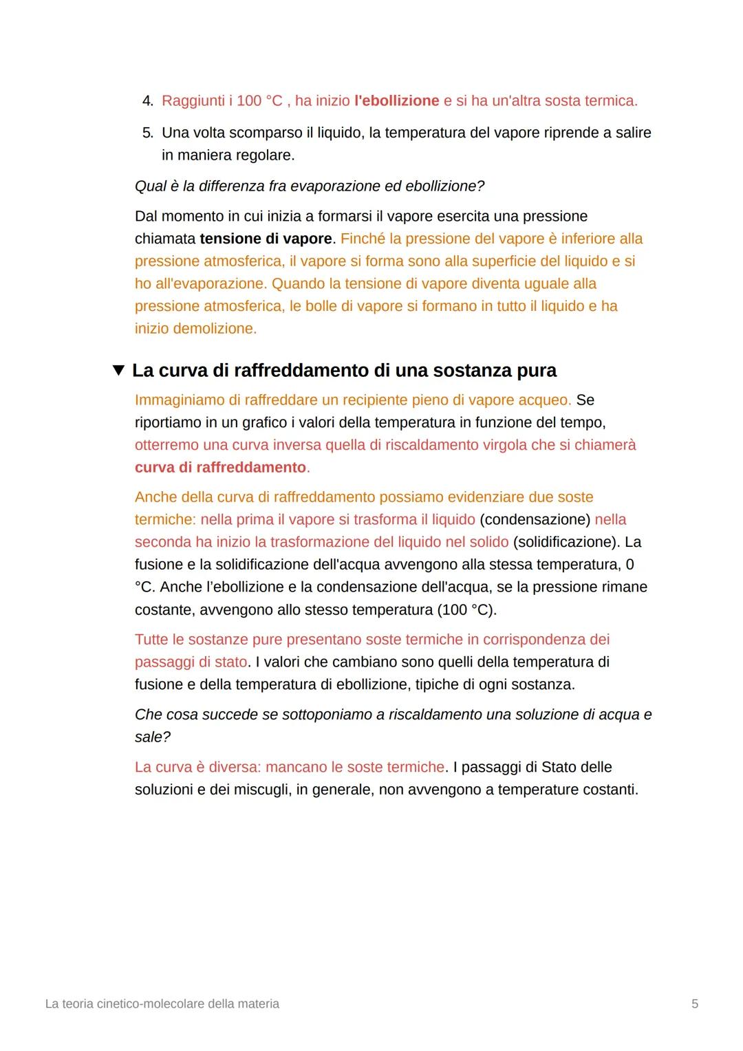 # La teoria cinetico-molecolare
della materia

▼ Energia, lavoro e calore

La maggior parte dell'energia utilizzata è ricavata dai combustib