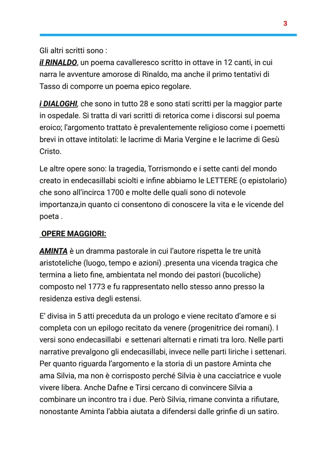 =
Torquato Tasso
Siamo nel 16esimo secolo; Torquato Tasso è il più significativo
esponente della cultura italiana della seconda metà del '50