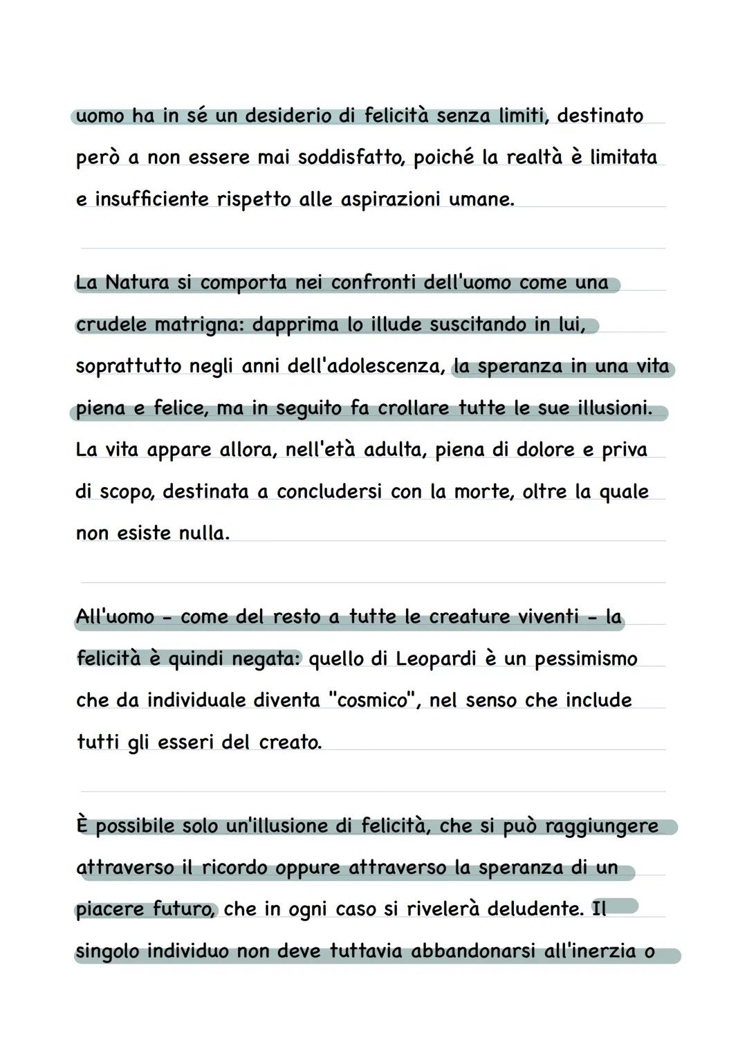 # Giacomo Leopardi

La vita

Giacomo Leopardi nacque nel 1798 a Recanati, nelle Marche,
da una famiglia nobile ma economicamente decaduta. L