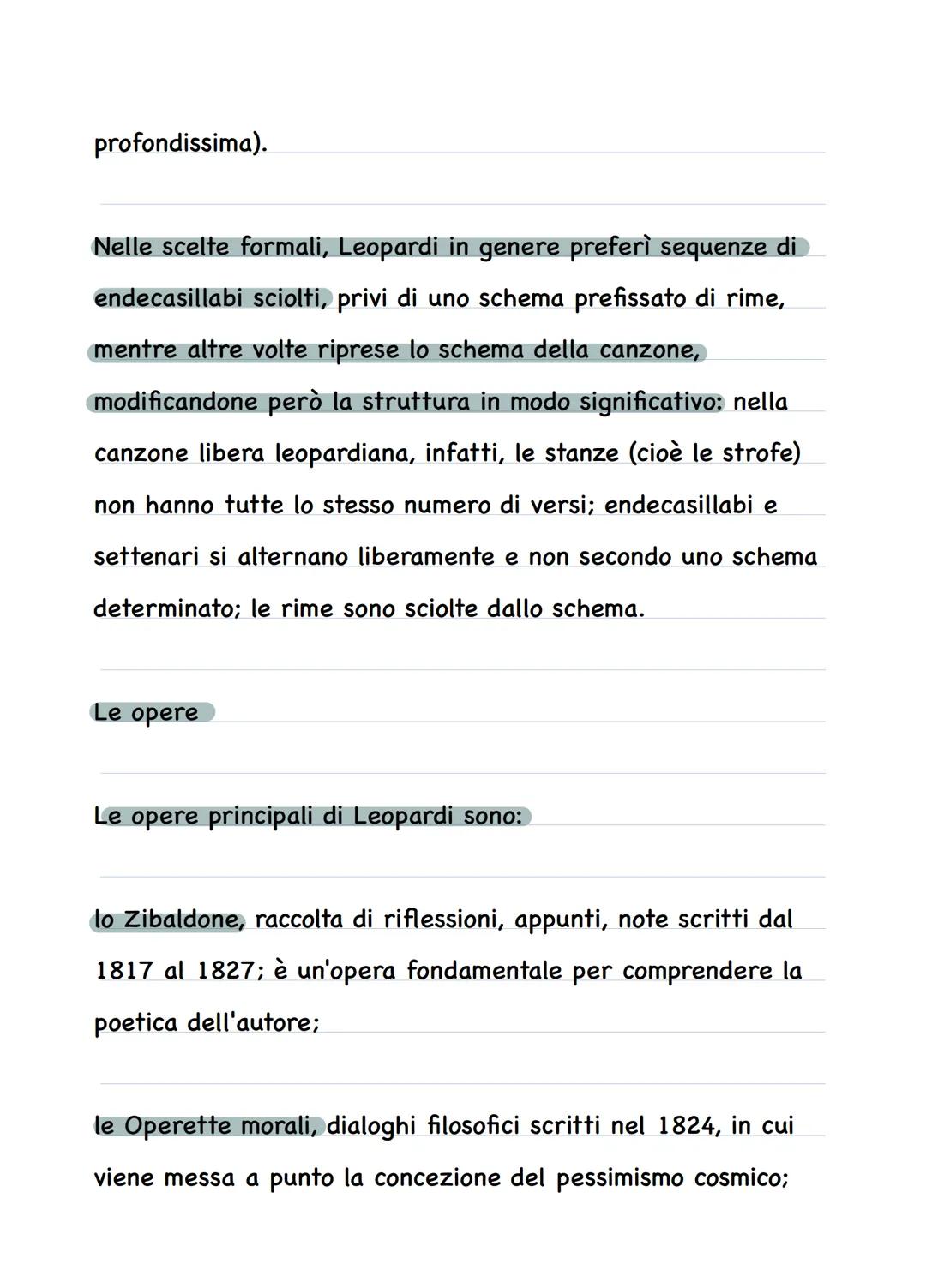 # Giacomo Leopardi

La vita

Giacomo Leopardi nacque nel 1798 a Recanati, nelle Marche,
da una famiglia nobile ma economicamente decaduta. L