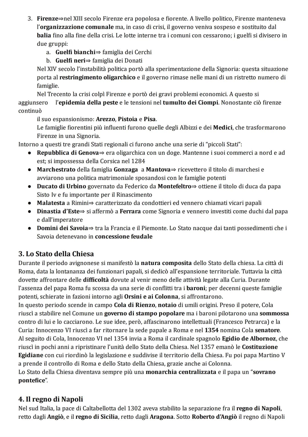 L'ITALIA DEGLI STATI REGIONALI
1. Le Signorie cittadine italiane
Alla fine del Duecento molti Comuni italiani sentirono il bisogna di cambia
