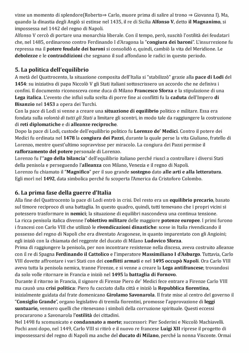 L'ITALIA DEGLI STATI REGIONALI
1. Le Signorie cittadine italiane
Alla fine del Duecento molti Comuni italiani sentirono il bisogna di cambia