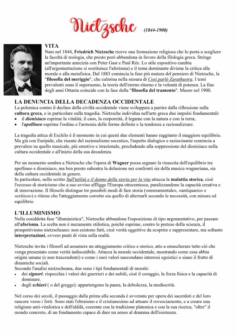 FILOSOFIA
Schopenhauer
Schopenhauer è un filosofo tedesco, contemporaneo di Hegel e definito un filosofo
inattuale. Il suo pensiero ribalta 