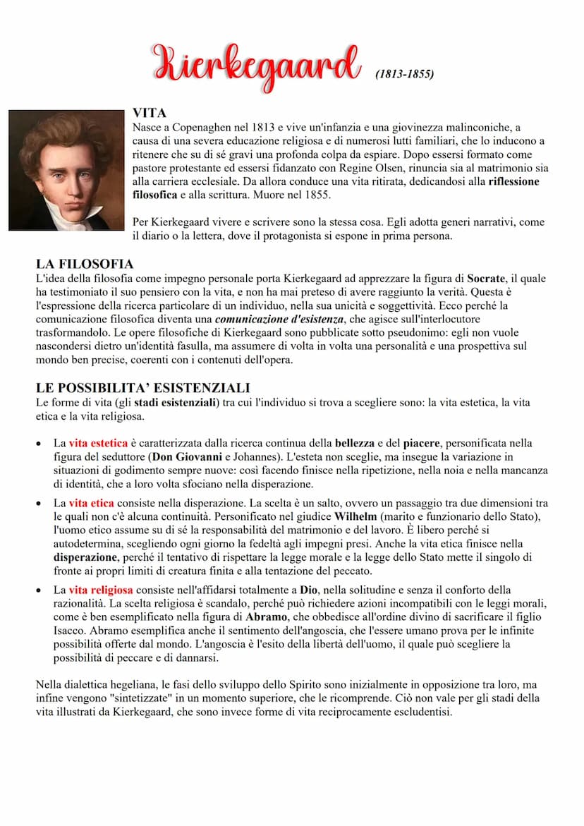 FILOSOFIA
Schopenhauer
Schopenhauer è un filosofo tedesco, contemporaneo di Hegel e definito un filosofo
inattuale. Il suo pensiero ribalta 