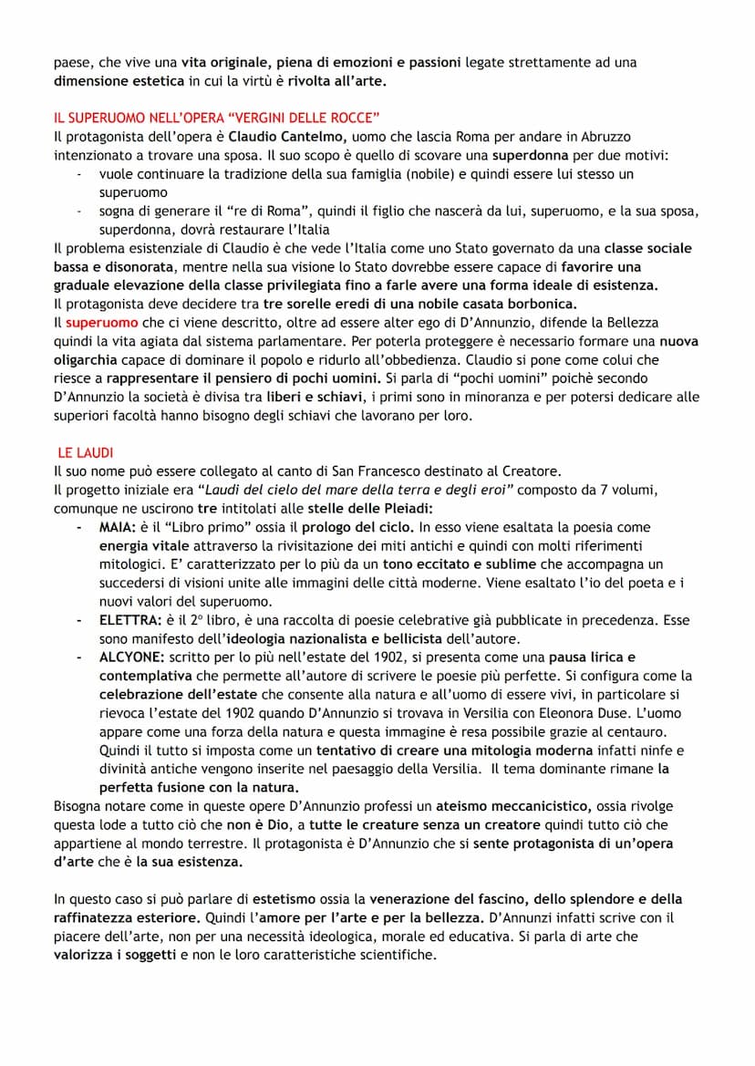 BIOGRAFIA
GABRIELE D'ANNUNZIO
Nacque nel 1863 a Pescara. Suo padre era un agricoltore facoltoso che sperperò la
maggior parte del suo patrim