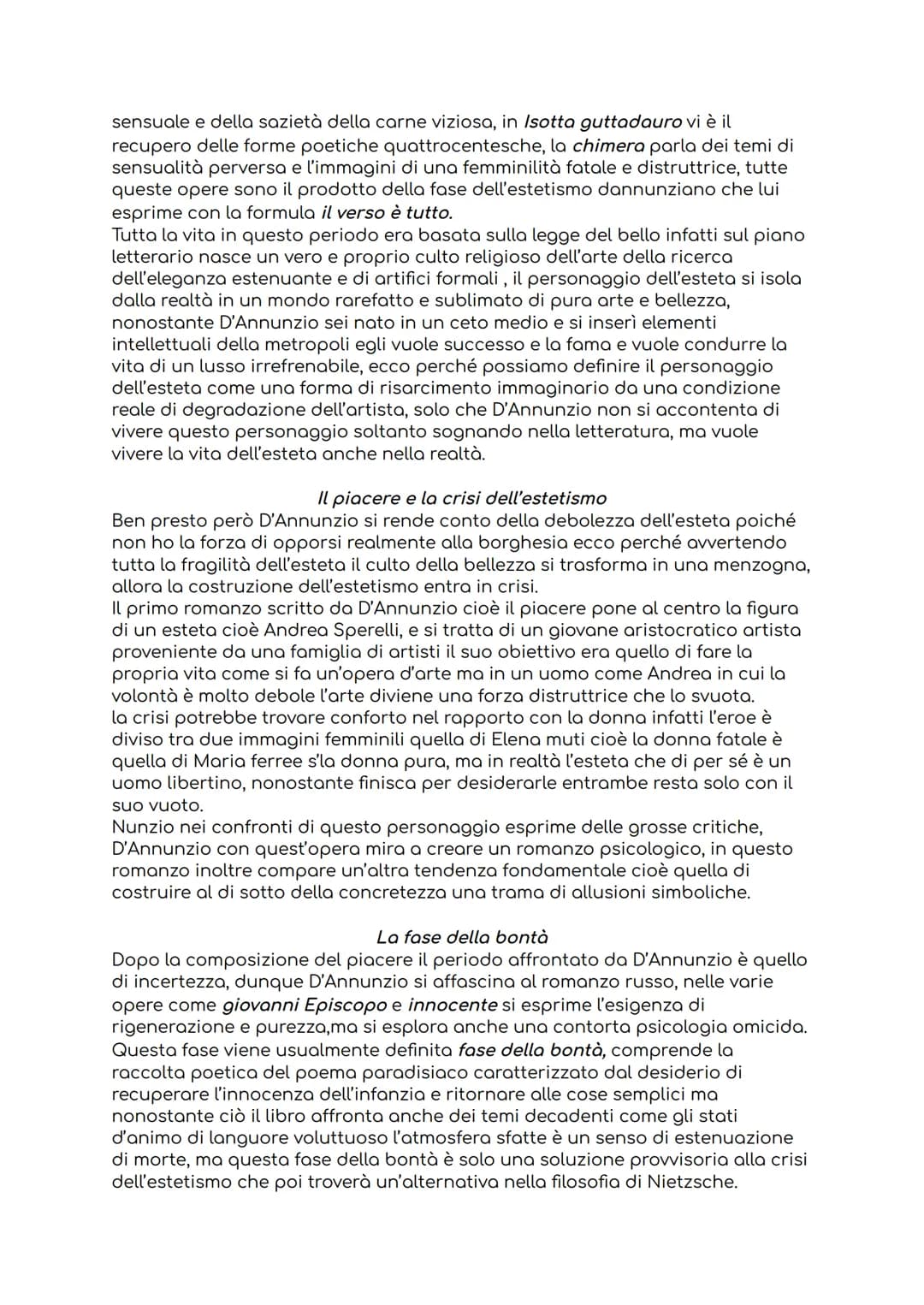 
<p>Il movimento del Decadentismo ha origine in Francia, alla fine dell'Ottocento, ma presto si diffonde all'interno di movimenti culturali 