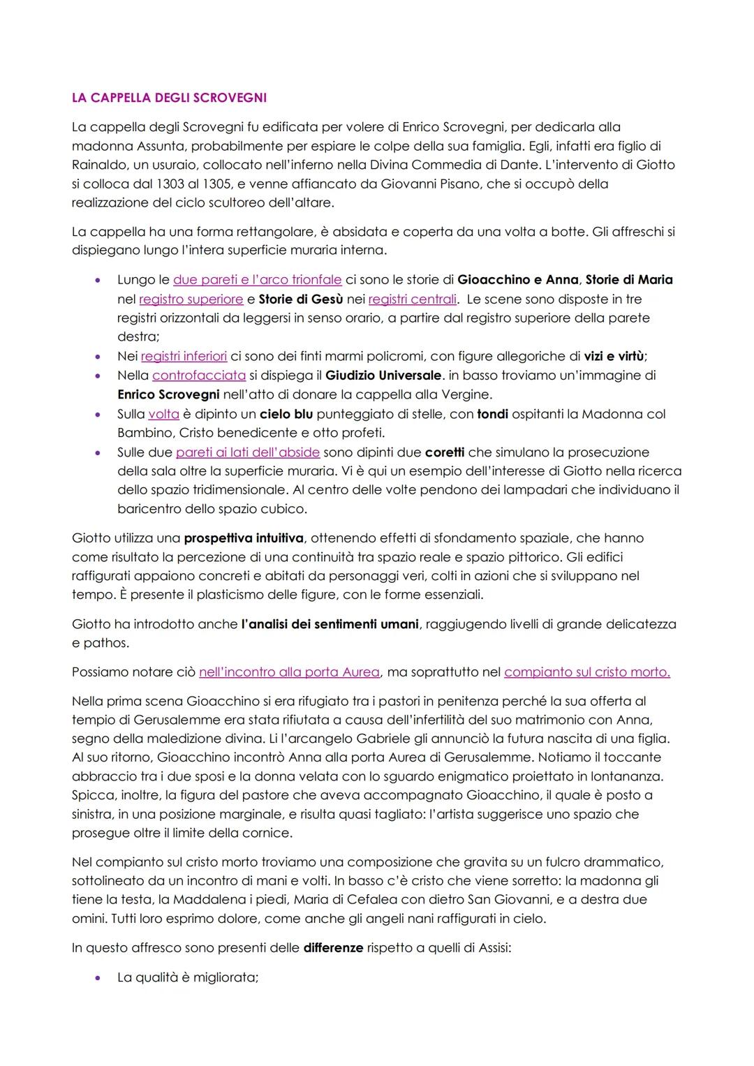GIOTTO
Giotto è considerato come il precursore del rinascimento e fu ritenuto già dai suoi contemporanei
come il protagonista assoluto della