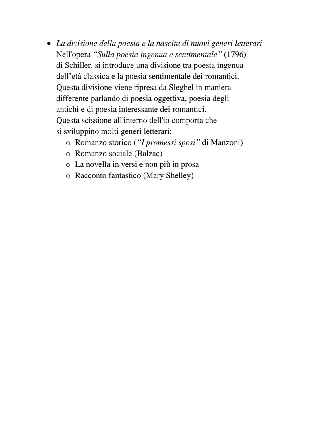 Il Romanticismo
Il termine "Romanticismo
Il Romanticismo è il movimento letterario più importante
dell'inizio dell'Ottocento: il termine "ro