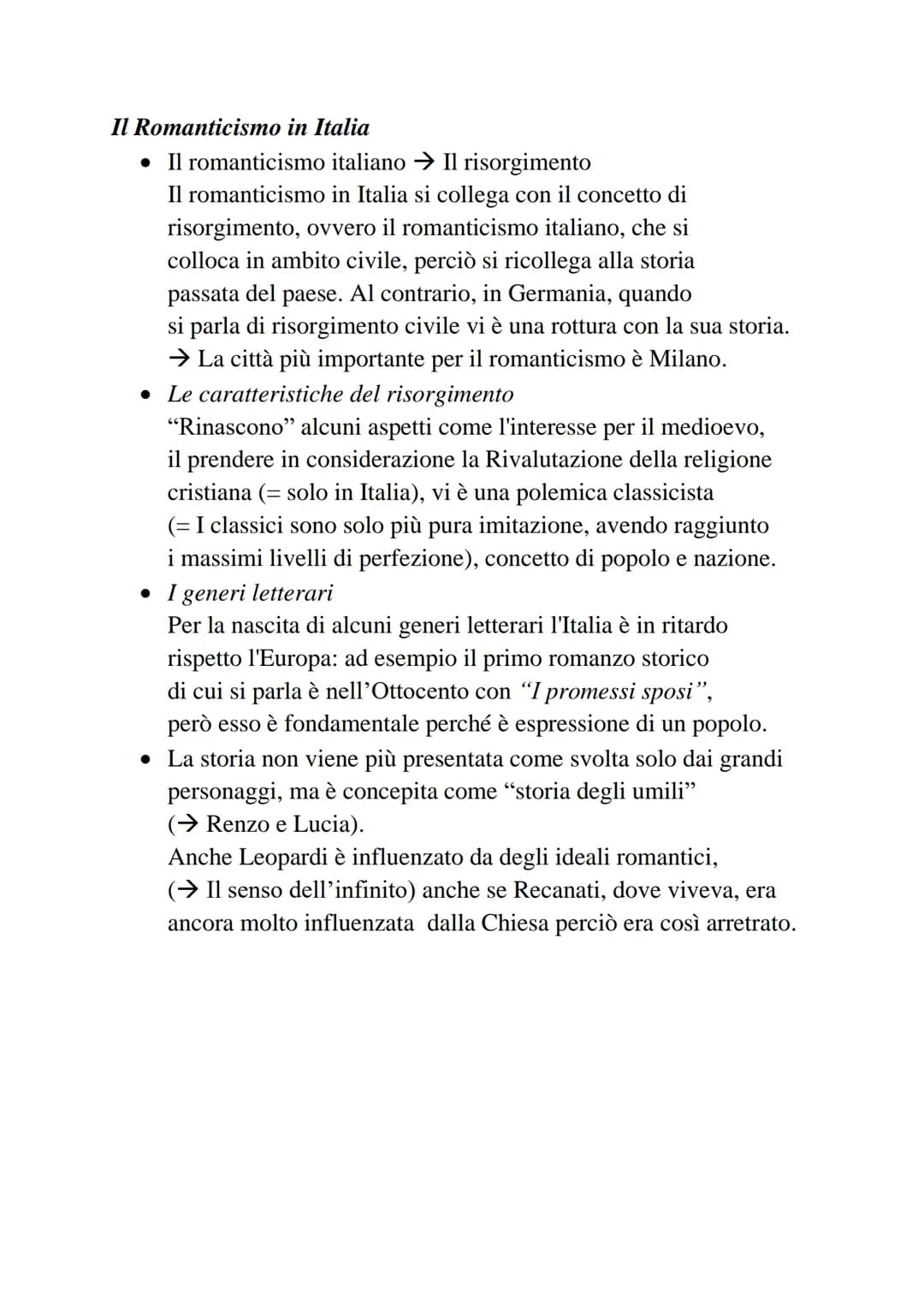 Il Romanticismo
Il termine "Romanticismo
Il Romanticismo è il movimento letterario più importante
dell'inizio dell'Ottocento: il termine "ro