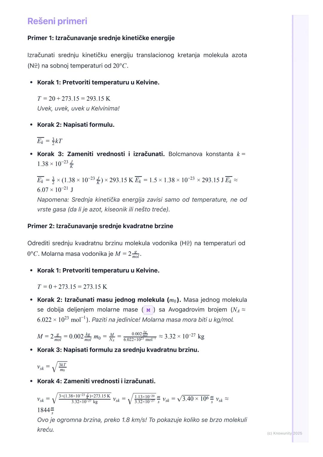 # Molekularno-kinetička teorija
gasova

Uvod u molekularno-kinetičku teoriju

Molekularno-kinetička teorija (MKT) objašnjava makroskopske os