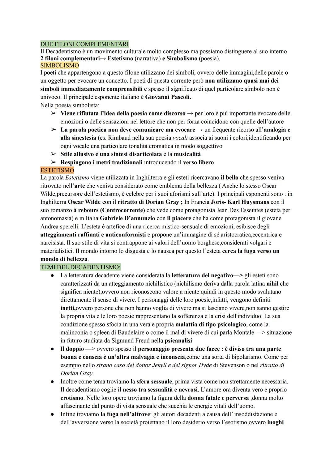 
<p>Durante la seconda metà dell'800, vi è stato un profondo cambiamento dal punto di vista storico e culturale rispetto alla prima metà del