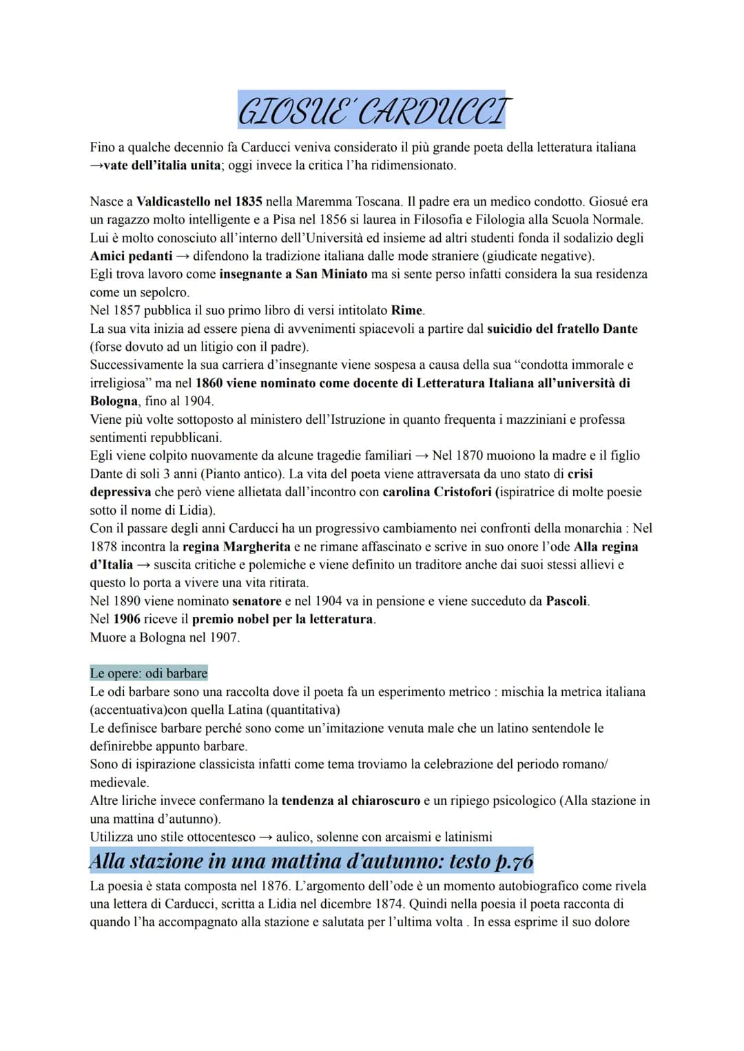 
<p>Durante la seconda metà dell'800, vi è stato un profondo cambiamento dal punto di vista storico e culturale rispetto alla prima metà del