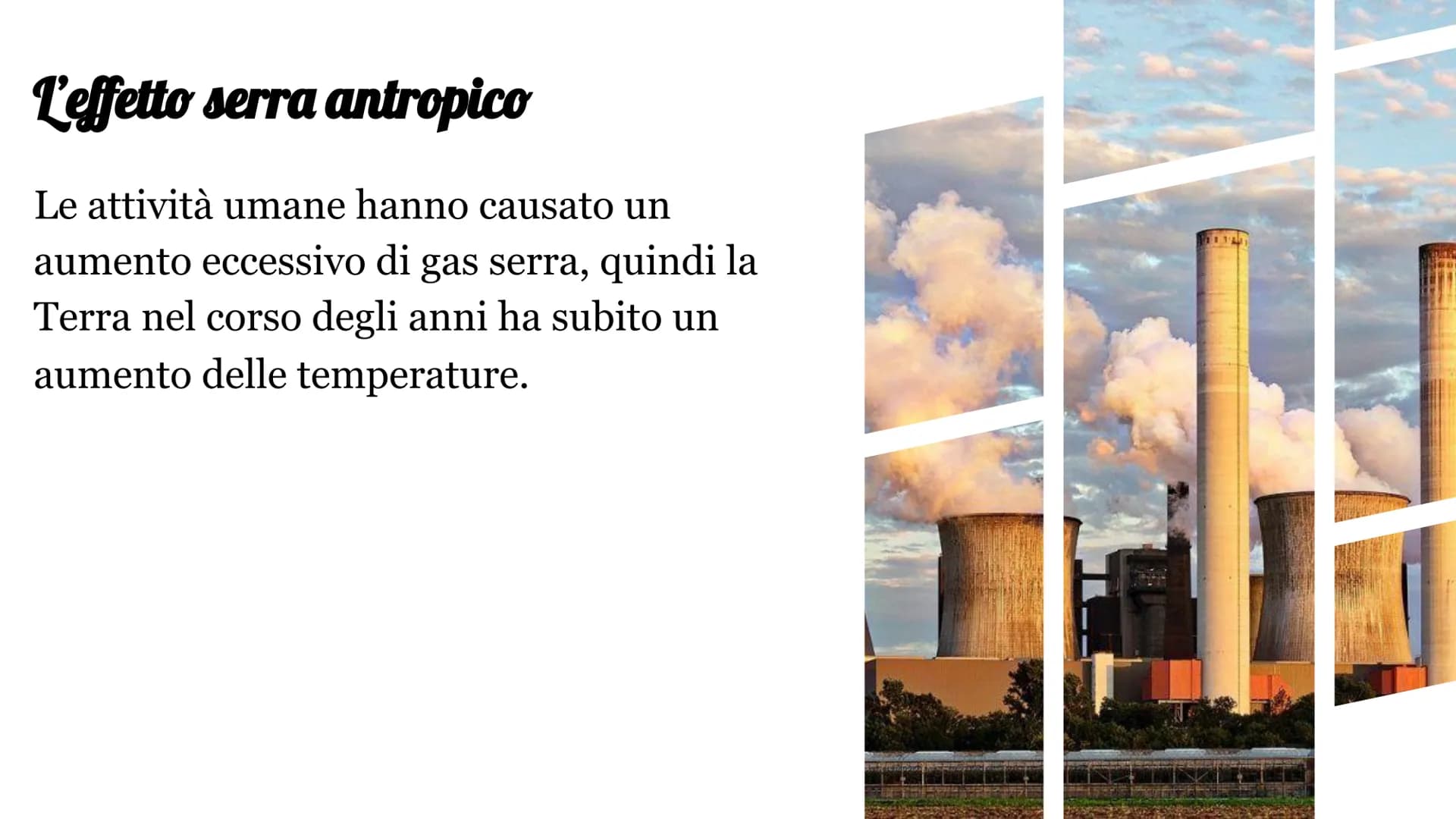 L'EFFETTO SERRA
luigi Tarantino 1/1 L'effetto serra naturale
L'effetto serra è un fenomeno
del tutto naturale. L'atmosfera
funziona come il 