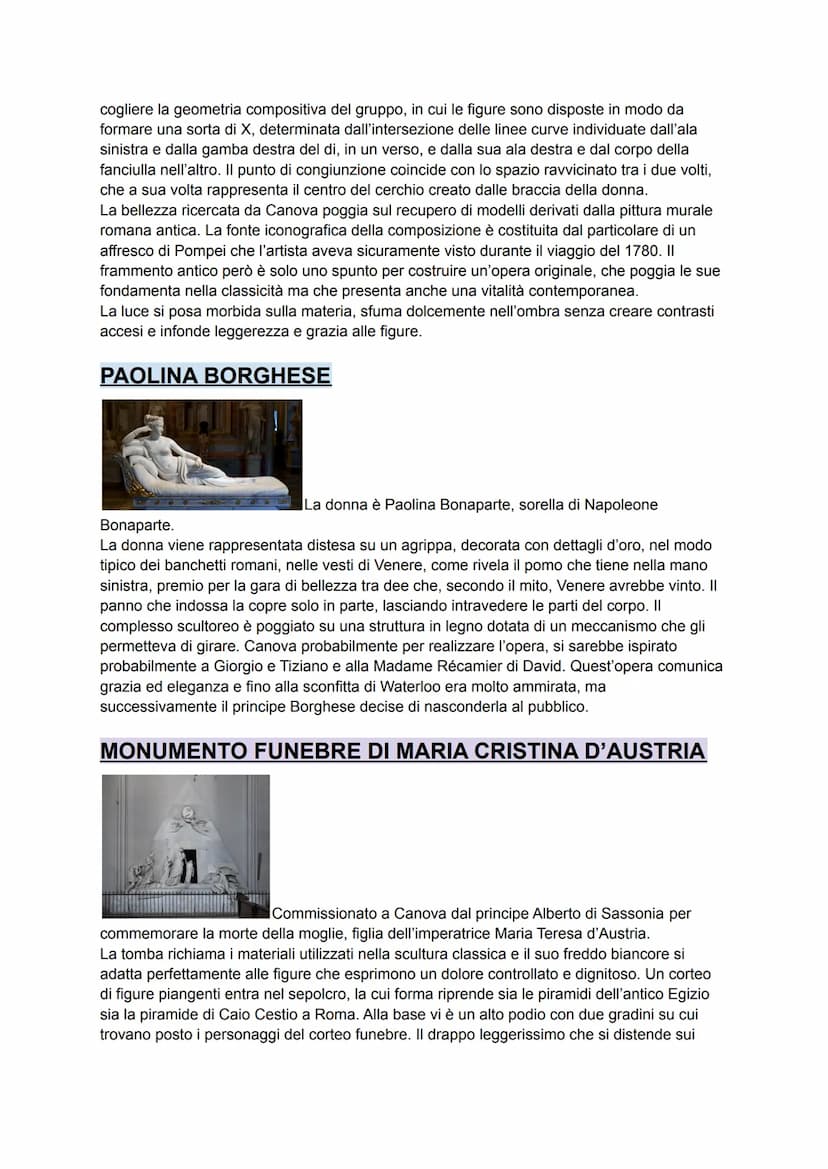 IL NEOCLASSICISMO
Il neoclassicismo è un movimento culturale e artistico, nato dal bisogno degli artisti di
semplicità come conseguenza degl