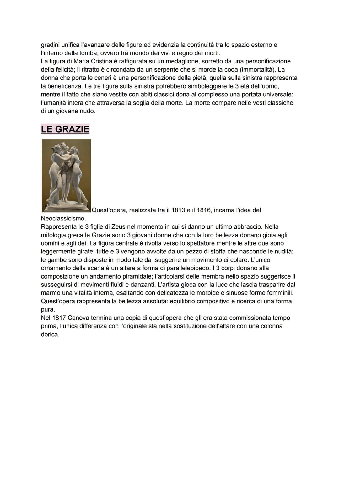 IL NEOCLASSICISMO
Il neoclassicismo è un movimento culturale e artistico, nato dal bisogno degli artisti di
semplicità come conseguenza degl