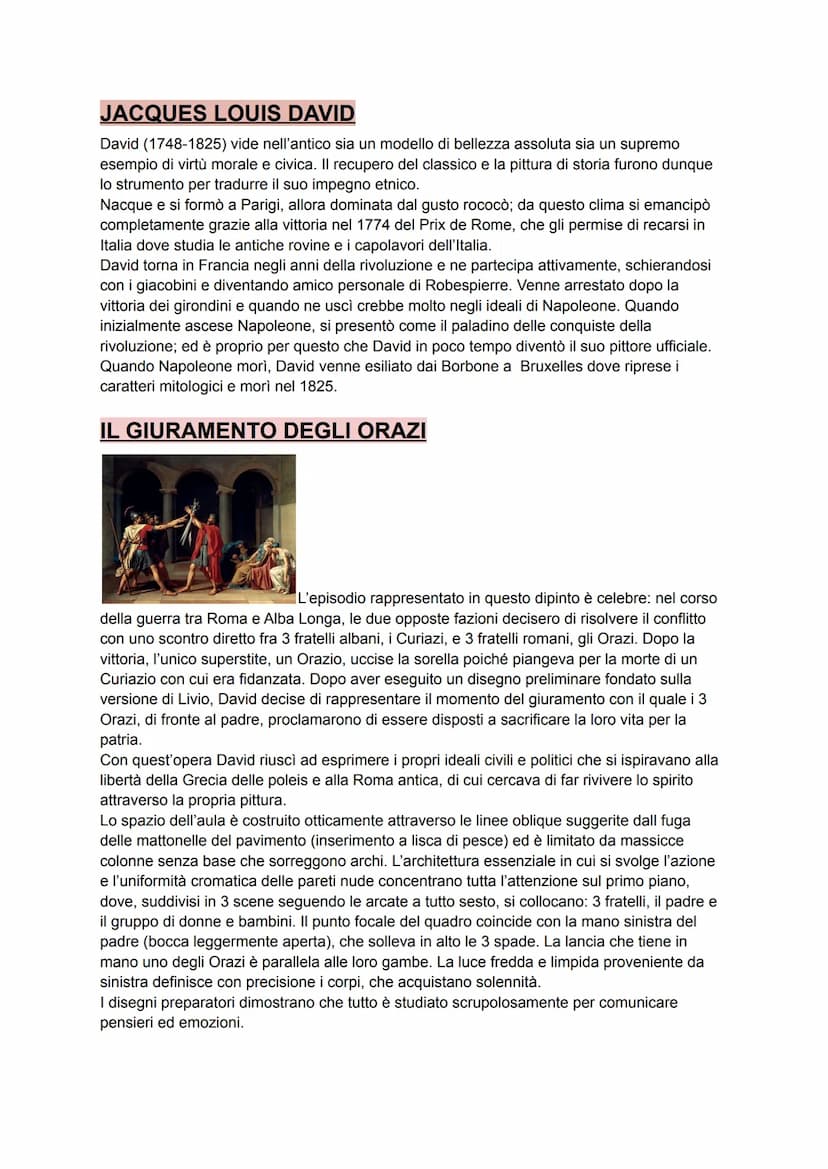 IL NEOCLASSICISMO
Il neoclassicismo è un movimento culturale e artistico, nato dal bisogno degli artisti di
semplicità come conseguenza degl
