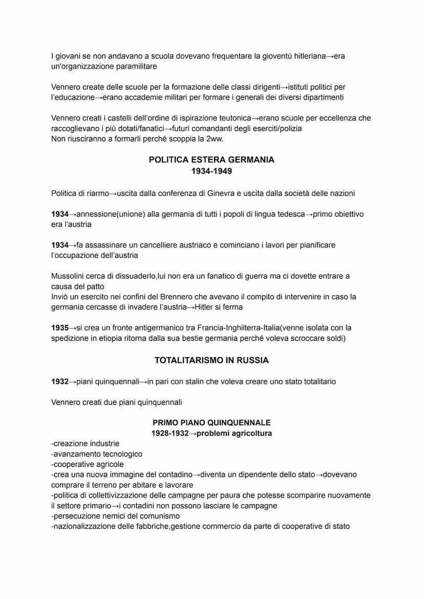 3 totalitarismi:
→FASCISMO(italia)
→NAZISMO(germania)
→STALINISMO(stalin)
TOTALITARISMI
Tutti e tre hanno caratteristiche comuni:
→cultura:s