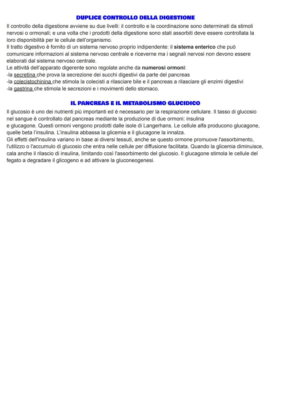 APPARATO DIGERENTE
Grazie all'apparato digerente, gli alimenti vengono trasformati nei nutrienti di cui il nostro organismo ha
bisogno, in u
