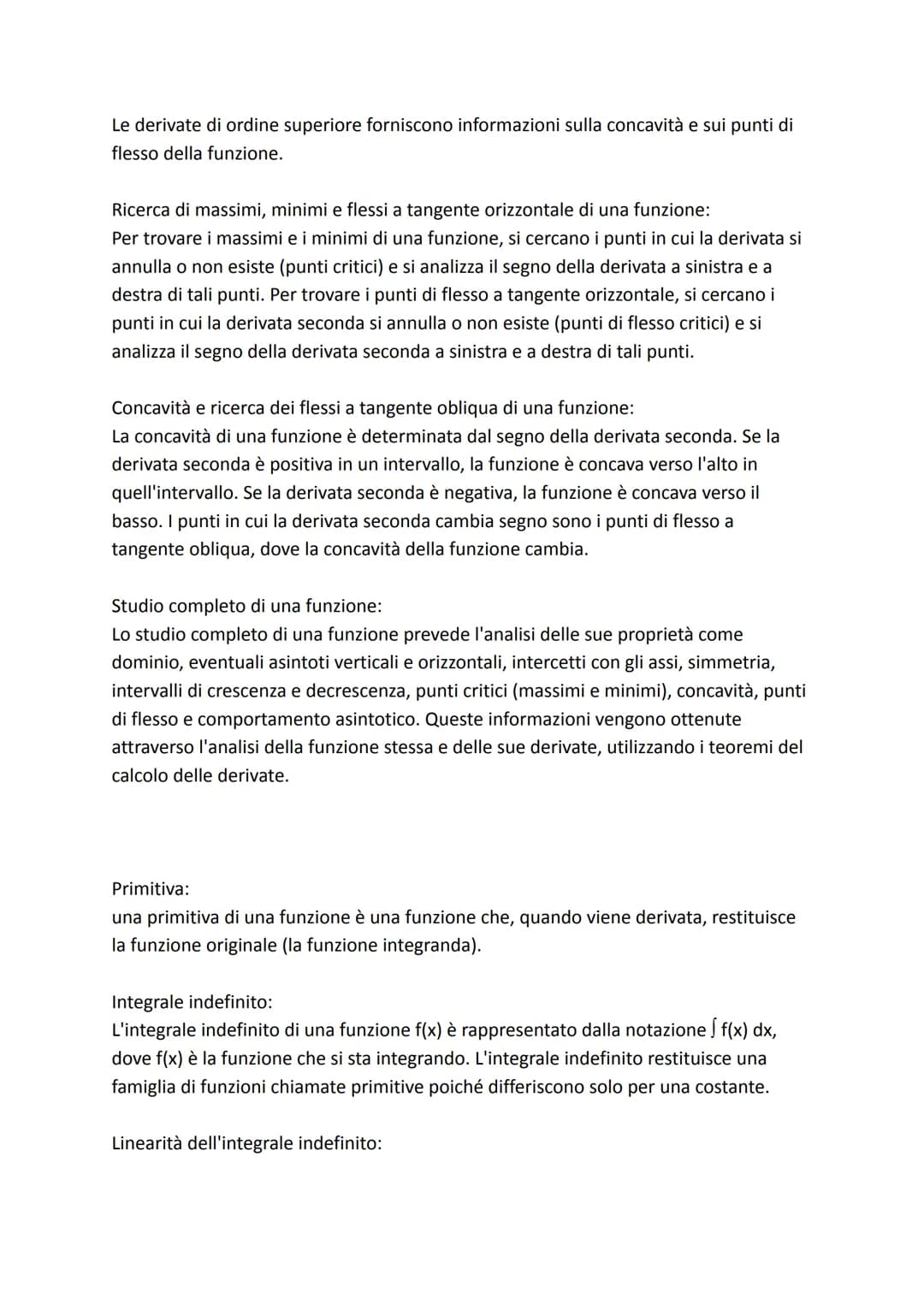 MATEMATICA FORMULE E REGOLE
Modulo 1: Funzione, dominio, codominio, funzioni notevoli
Modulo 2: rapporto incrementale e di derivata, studio 