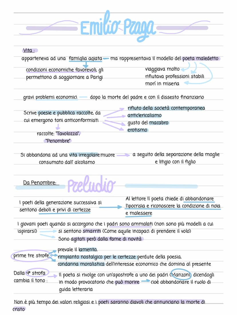 La Scapigliatura
com'è nata:
artisti accomunati da un forte senso di insofferenza e sfiducia nei confronti della
generazioni precedenti
cose