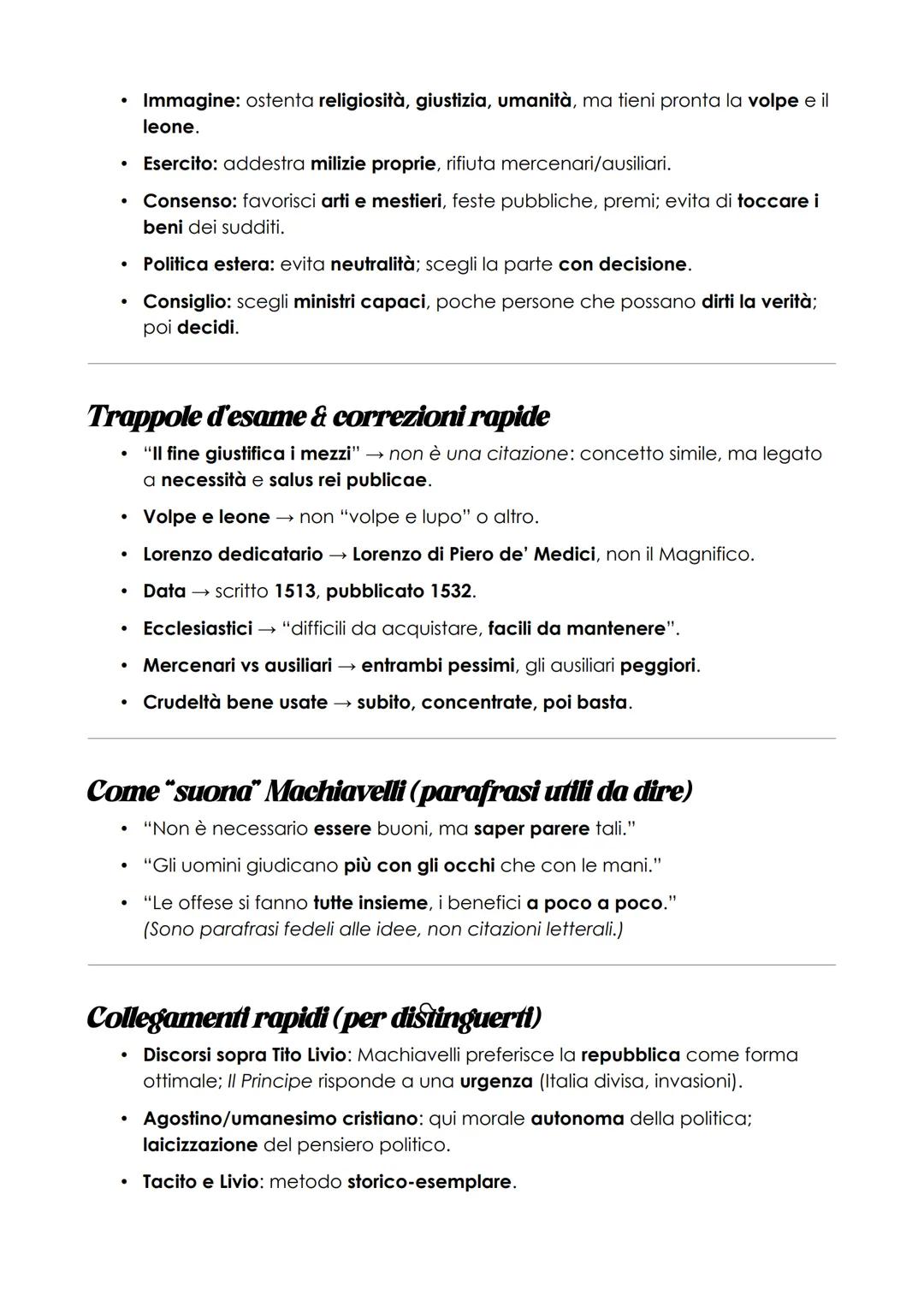 Il Principe - Machiavelli
Dati essenziali (contesto)
Autore: Niccolò Machiavelli (1469-1527), segretario della Repubblica
fiorentina fino al
