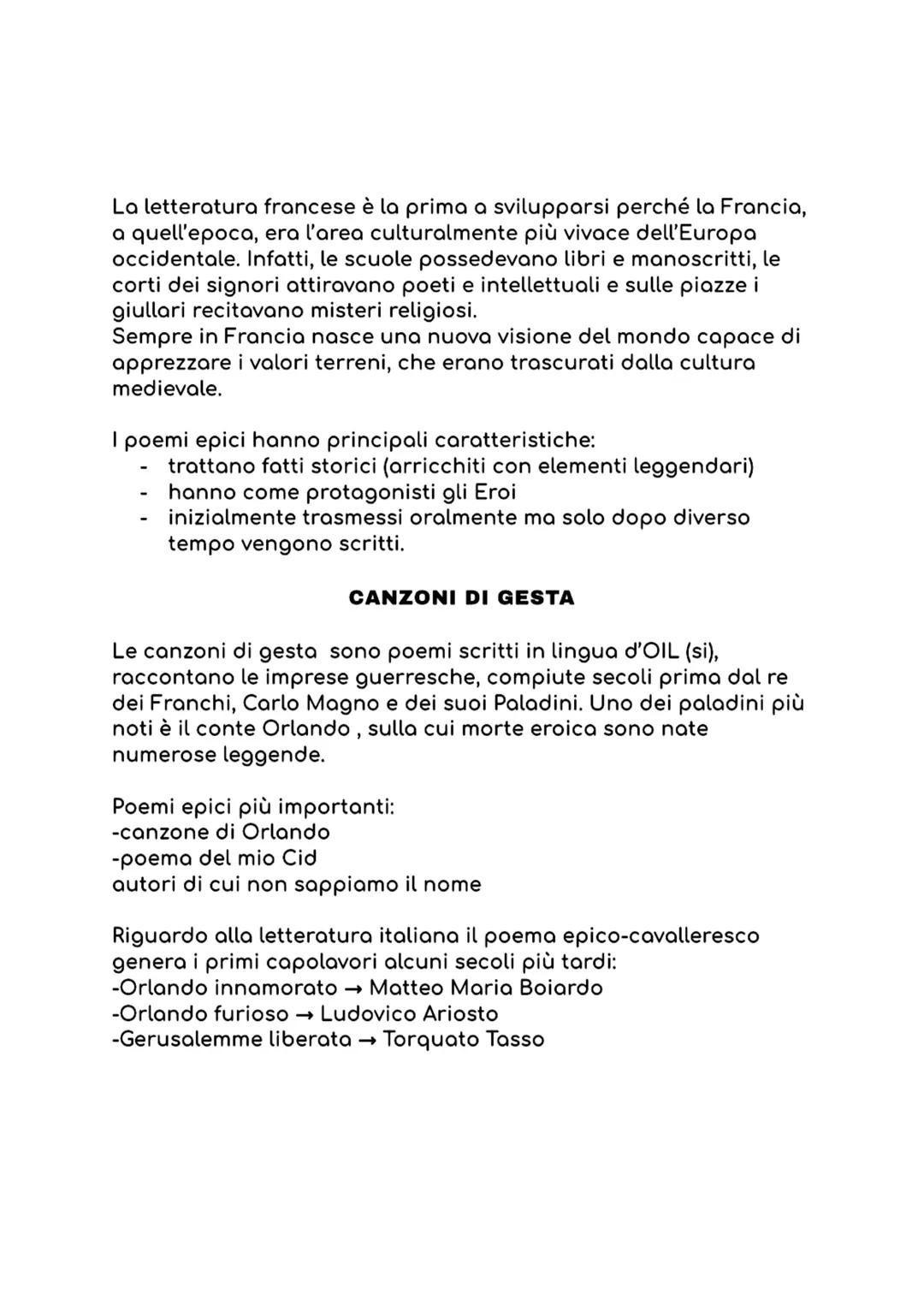 I PRIMI TESTI IN VOLGARE
Alla fine dell'impero romano d'occidente il latino parlato dai
popoli si trasforma lentamente nelle lingue volgari,