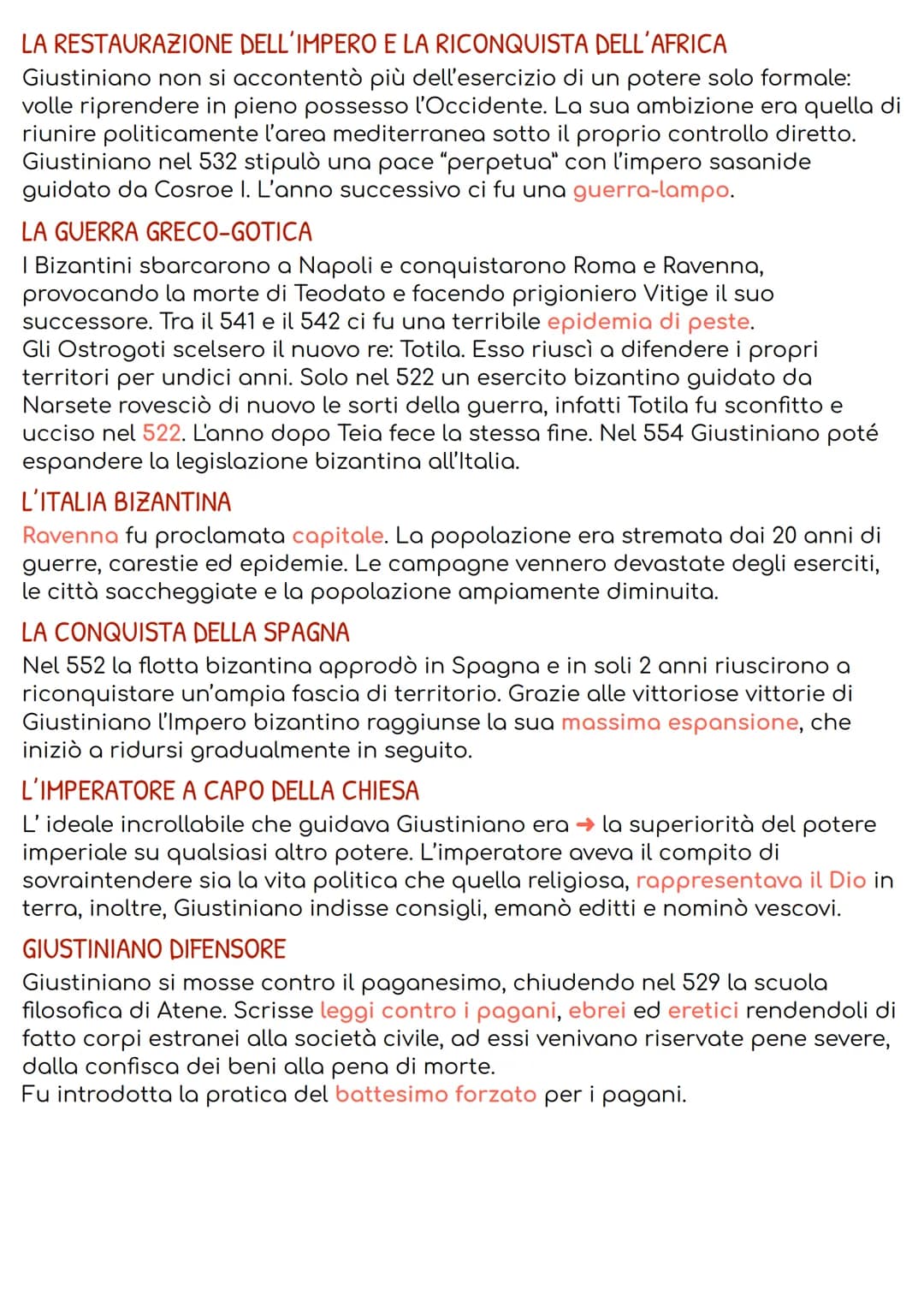 Giustiniano
LA STABILITÀ DELL'ORIENTE
L'impero d'oriente sopravvive perché:
aveva una buona organizzazione statale;
► aveva le risorse finan