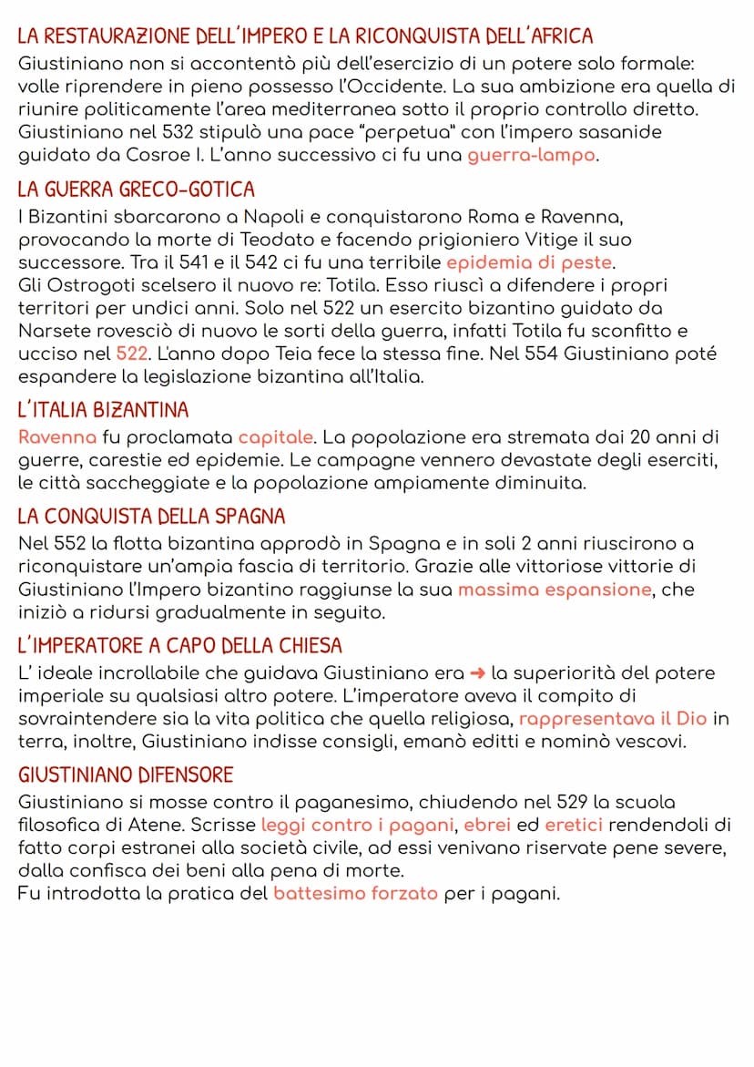 Giustiniano
LA STABILITÀ DELL'ORIENTE
L'impero d'oriente sopravvive perché:
aveva una buona organizzazione statale;
► aveva le risorse finan