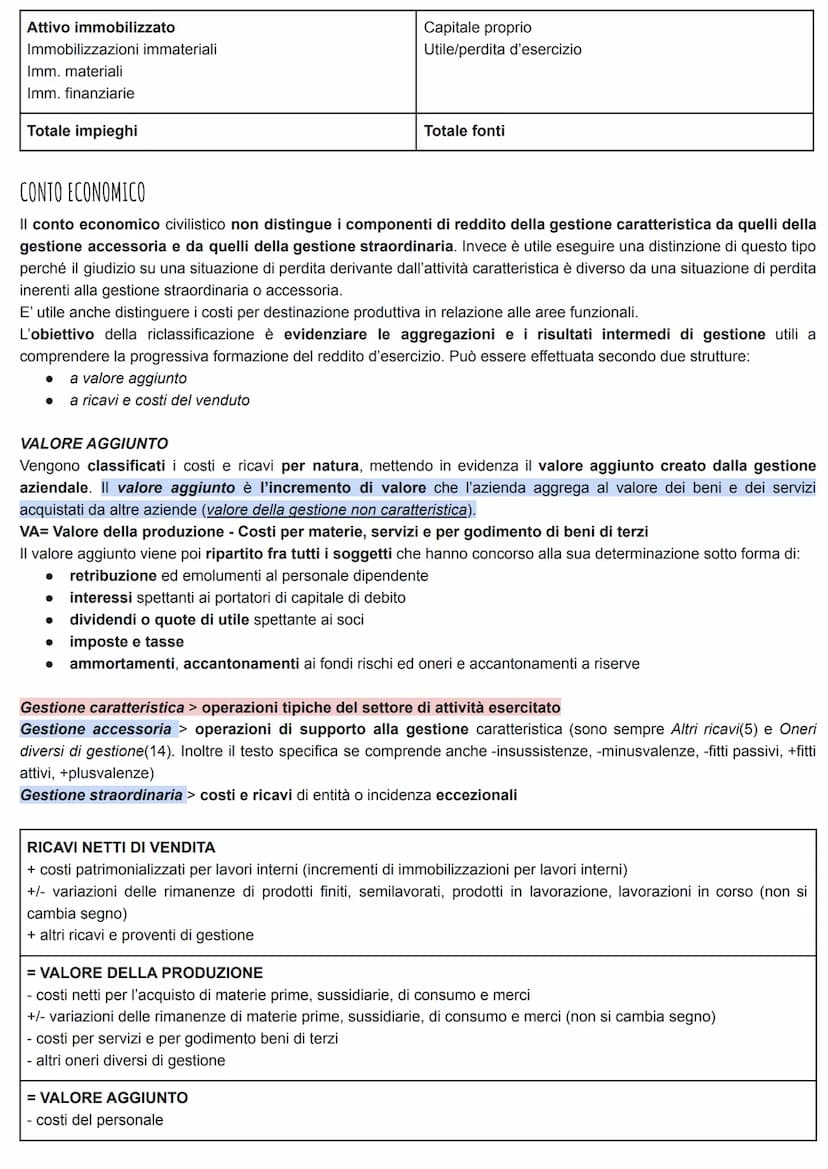 IL BILANCIO D'ESERCIZIO
Bilancio d'esercizio → stato patrimoniale, conto economico, nota integrativa, rendiconto finanziario.
Viene redatto 