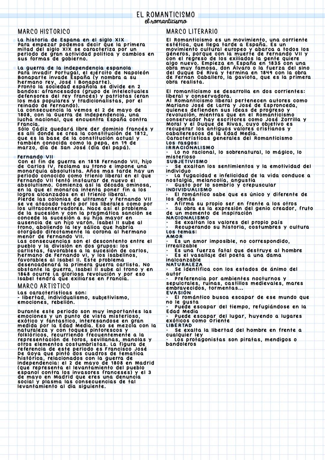 EL ROMANTICISMO
el romanticismo
MARCO HISTORICO
La historia de Espana en el siglo XIX
Para empezar podemos decir que la primera
Imitad del s