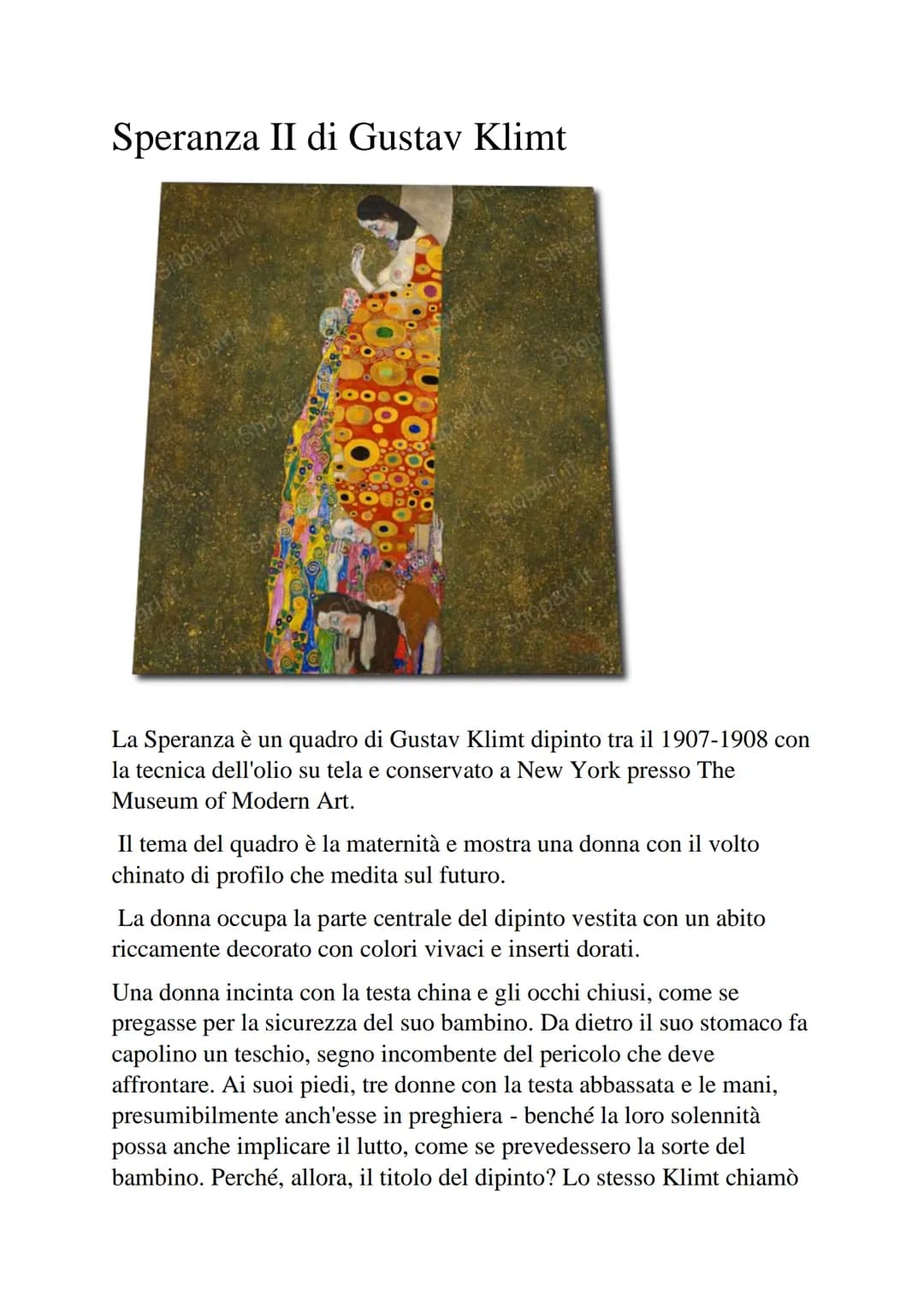 Gustav Klimt
Il Bacio
Realizzato nel 1908, Il bacio fu dipinto cinque anni dopo il viaggio in
Italia dell'artista. La visita di Ravenna, avv