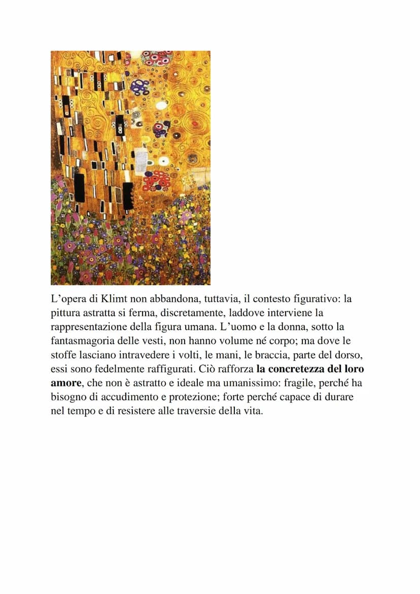 Gustav Klimt
Il Bacio
Realizzato nel 1908, Il bacio fu dipinto cinque anni dopo il viaggio in
Italia dell'artista. La visita di Ravenna, avv