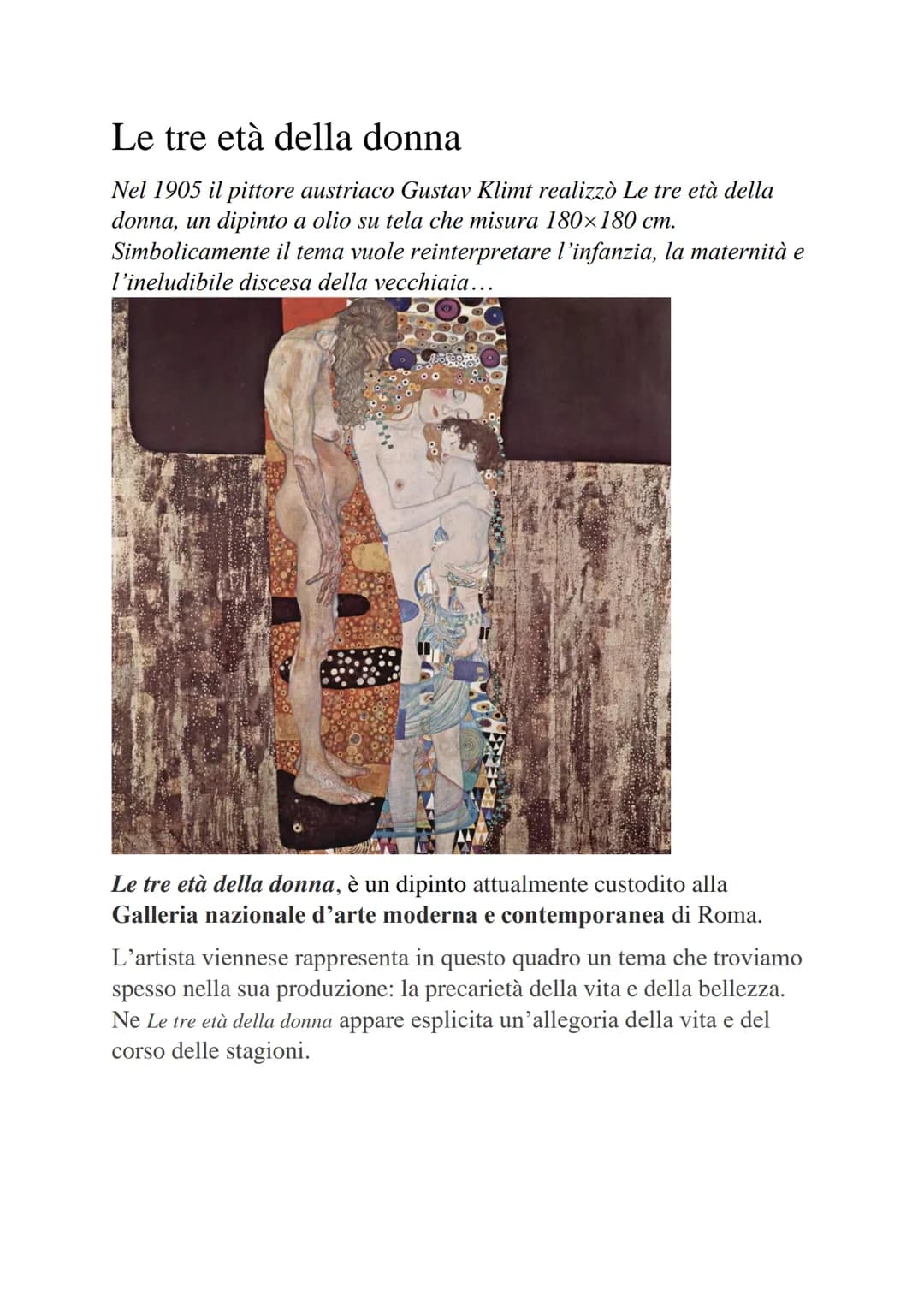 Gustav Klimt
Il Bacio
Realizzato nel 1908, Il bacio fu dipinto cinque anni dopo il viaggio in
Italia dell'artista. La visita di Ravenna, avv