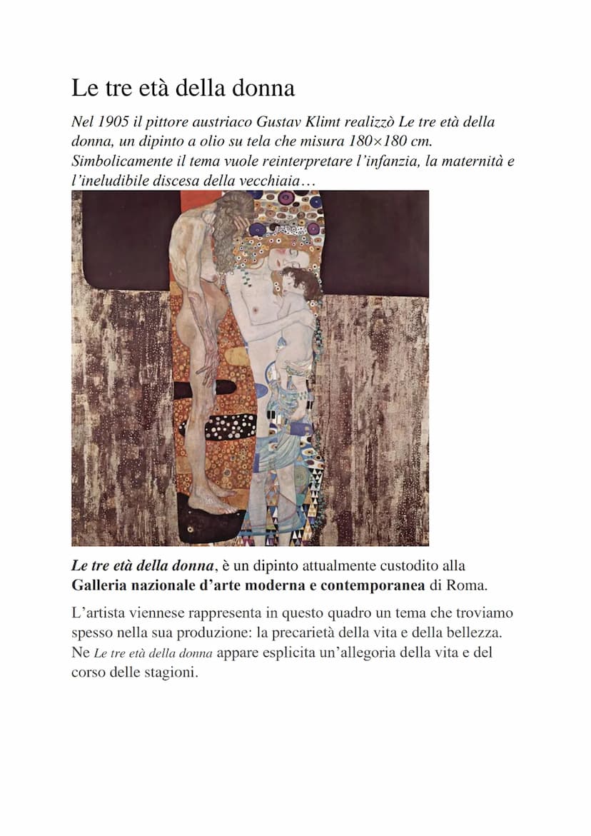 Gustav Klimt
Il Bacio
Realizzato nel 1908, Il bacio fu dipinto cinque anni dopo il viaggio in
Italia dell'artista. La visita di Ravenna, avv