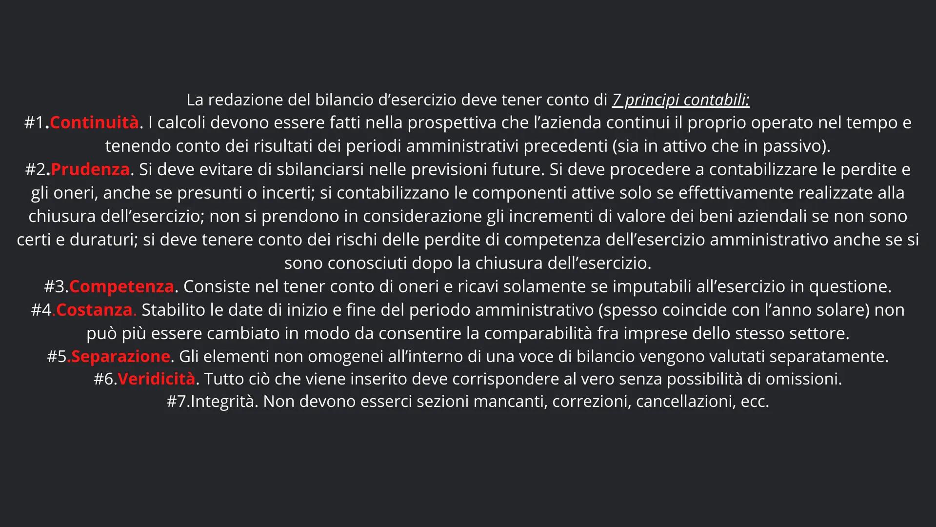 BILANCIO D'ESERCIZIO è un insieme di documenti
contabili che ogni azienda deve
redigere periodicamente alla
fine di ogni esercizio
amministr