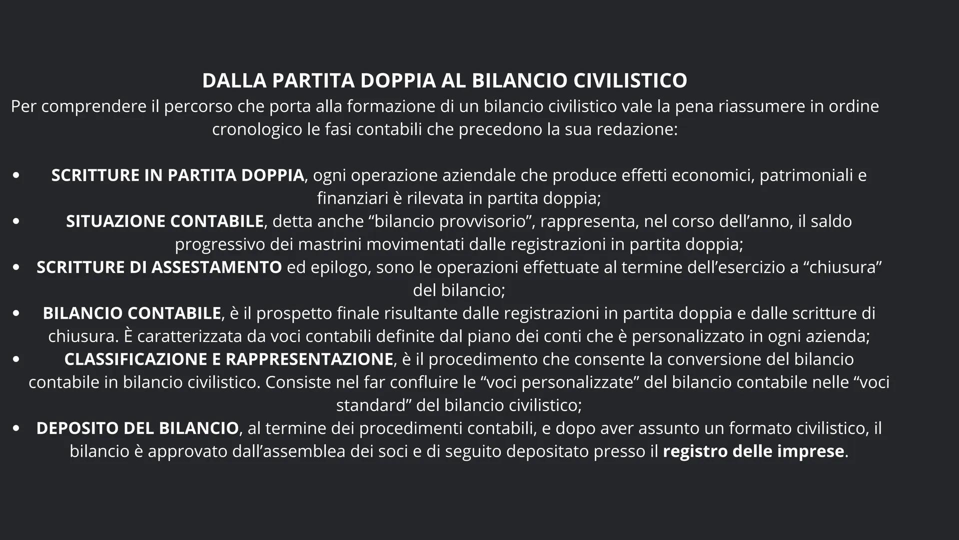 BILANCIO D'ESERCIZIO è un insieme di documenti
contabili che ogni azienda deve
redigere periodicamente alla
fine di ogni esercizio
amministr