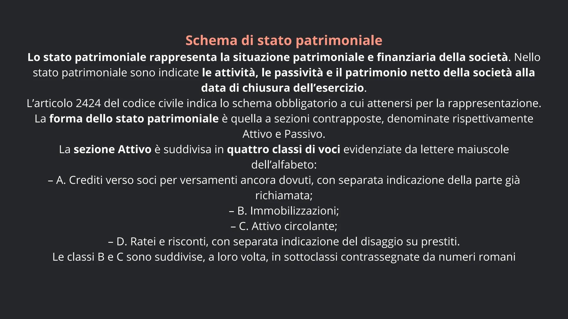 BILANCIO D'ESERCIZIO è un insieme di documenti
contabili che ogni azienda deve
redigere periodicamente alla
fine di ogni esercizio
amministr