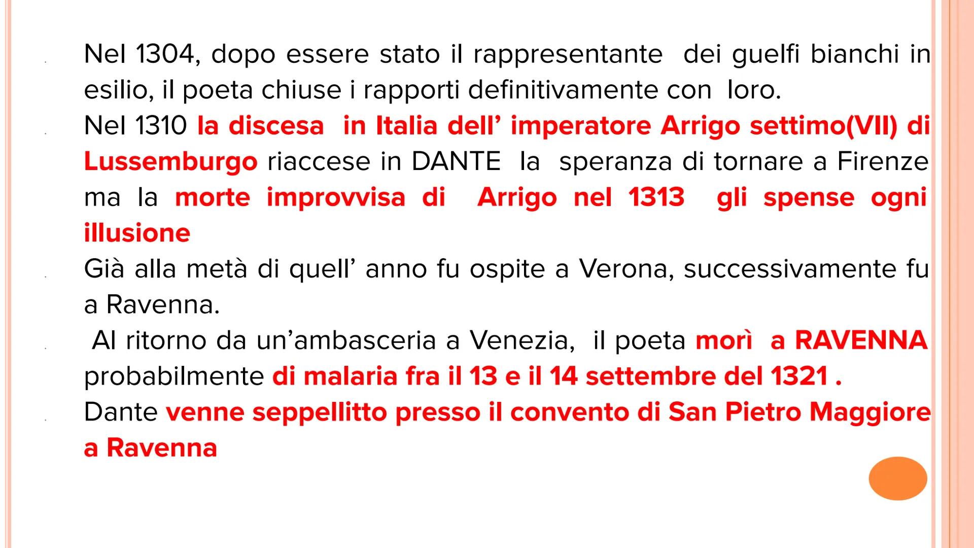 # DANTE ALIGHIERI (LA VITA DAL LIBRO DI
# TESTO TRECCANI)

Dante alighieri nacque a Firenze tra
il maggio e il giugno 1265. Rimasto
orfano d