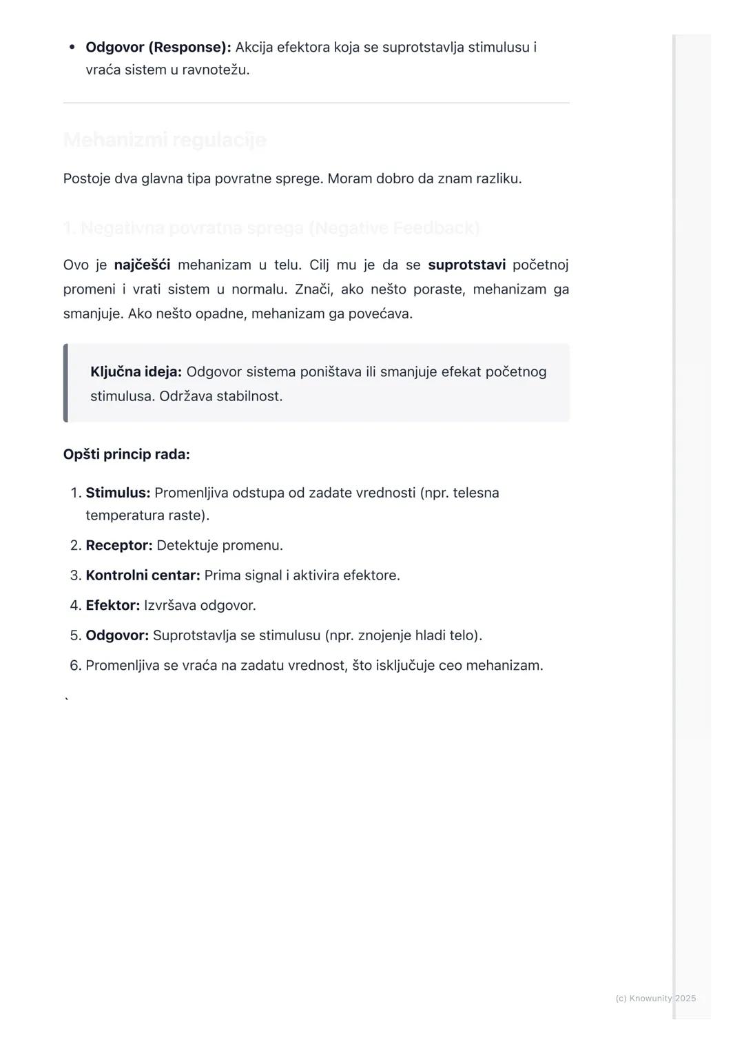 # Homeostaza

Šta je homeostaza?

Homeostaza je sposobnost organizma da održava stabilnu, relativno
konstantnu unutrašnju sredinu, bez obzir