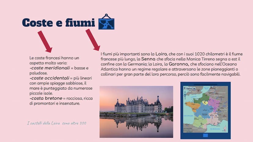Territorio e
ambiente della
Francia Aspetto fisico della Francia |
Parigi
Superficie
Popolazione 64.812.052 ab.
Moneta
Capitale
543.940 km²
