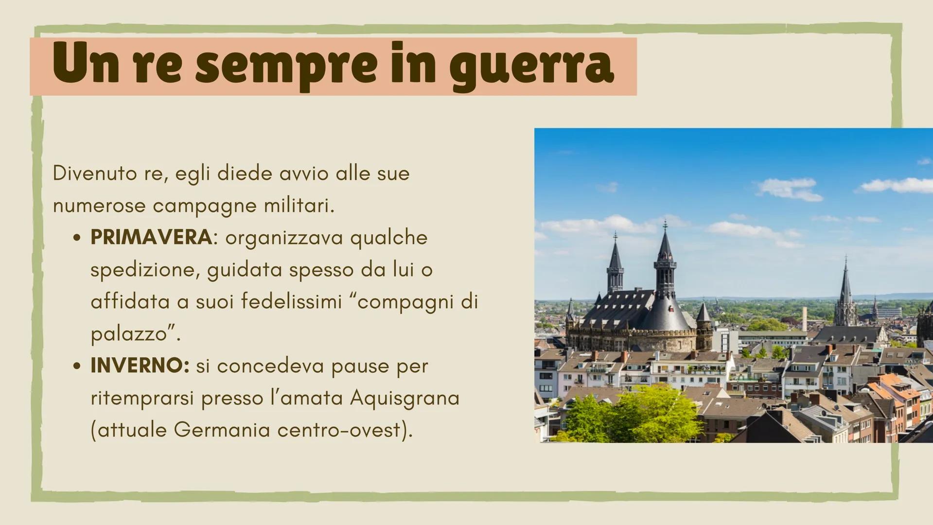 # CAPITOLO VI

# Carlo Magno

Re e padre dell'Europa # Una dinastia illegittima

MEROVINGI, I RE FANNULLONI

V SECOLO

CLODOVEO
496, CONVERS