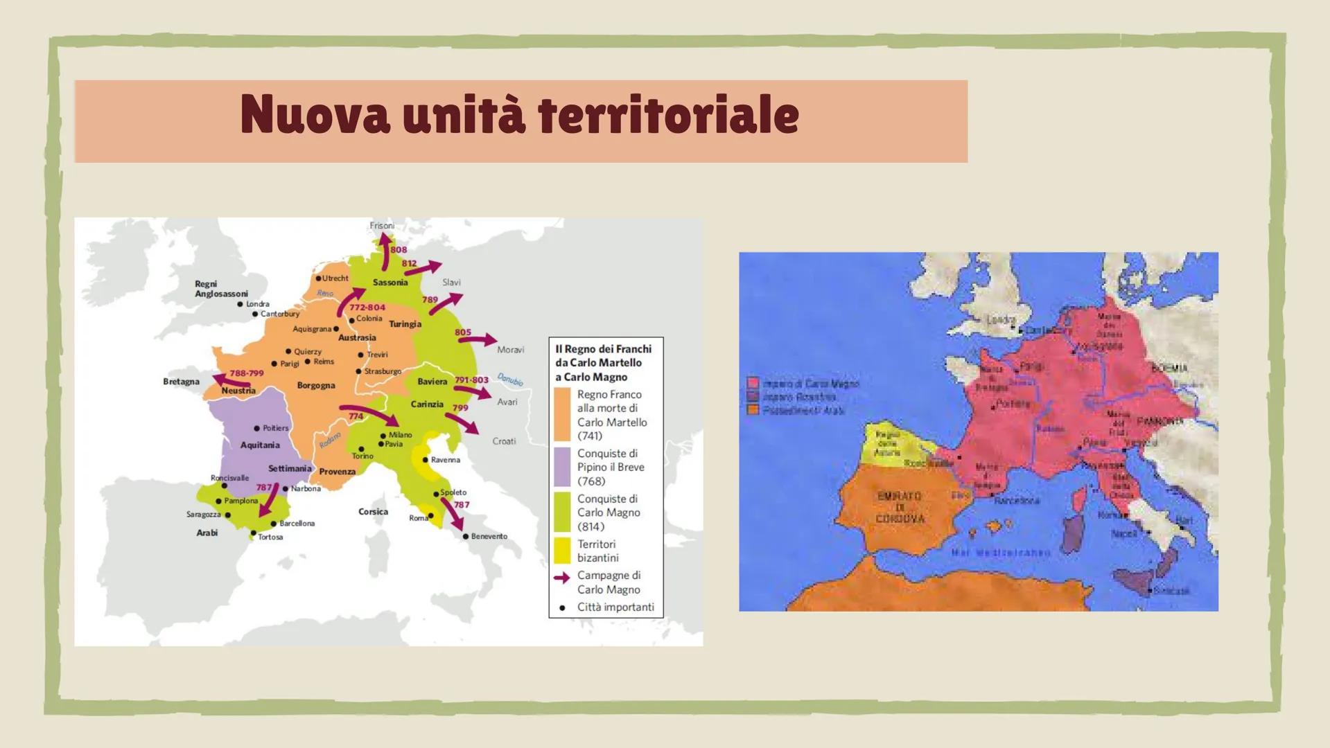 # CAPITOLO VI

# Carlo Magno

Re e padre dell'Europa # Una dinastia illegittima

MEROVINGI, I RE FANNULLONI

V SECOLO

CLODOVEO
496, CONVERS