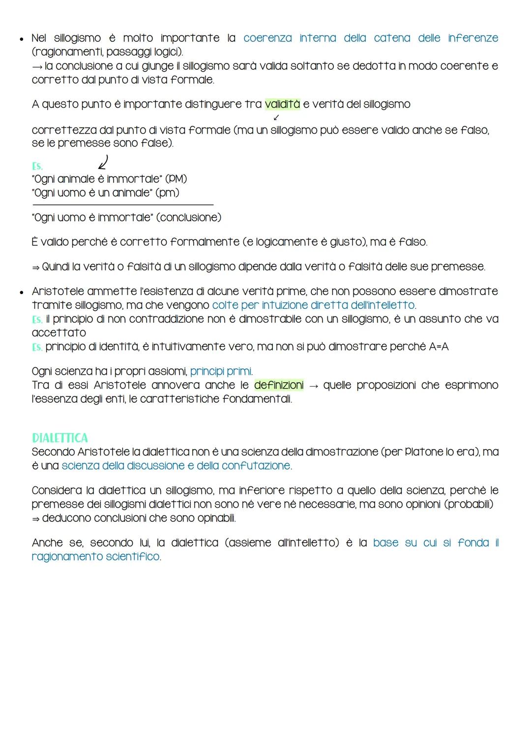 Aristotele
Etica
• Etica → scienza pratica che si occupa del comportamento dei singoli individui.
Il suo oggetto fondamentale è la ricerca d