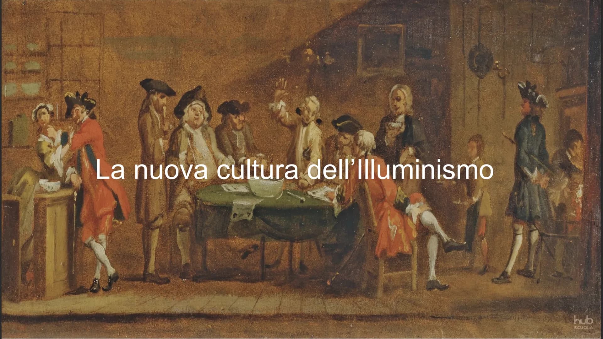 GR
La nuova cultura dell'Illuminismo
hub
SCUOLA LA NUOVA CULTURA DELL'ILLUMINISMO
IL "SECOLO DEI LUMI"
Nel Settecento si inizia ad applicare