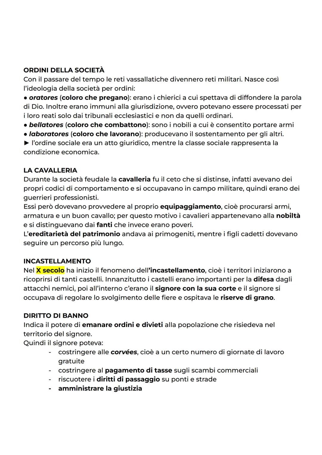 MEDIOEVO
Il termine Medioevo significa “età di mezzo" ed inizia con il crollo dell'impero
romano d'occidente (476 d.C.) e termina nel 1492 c