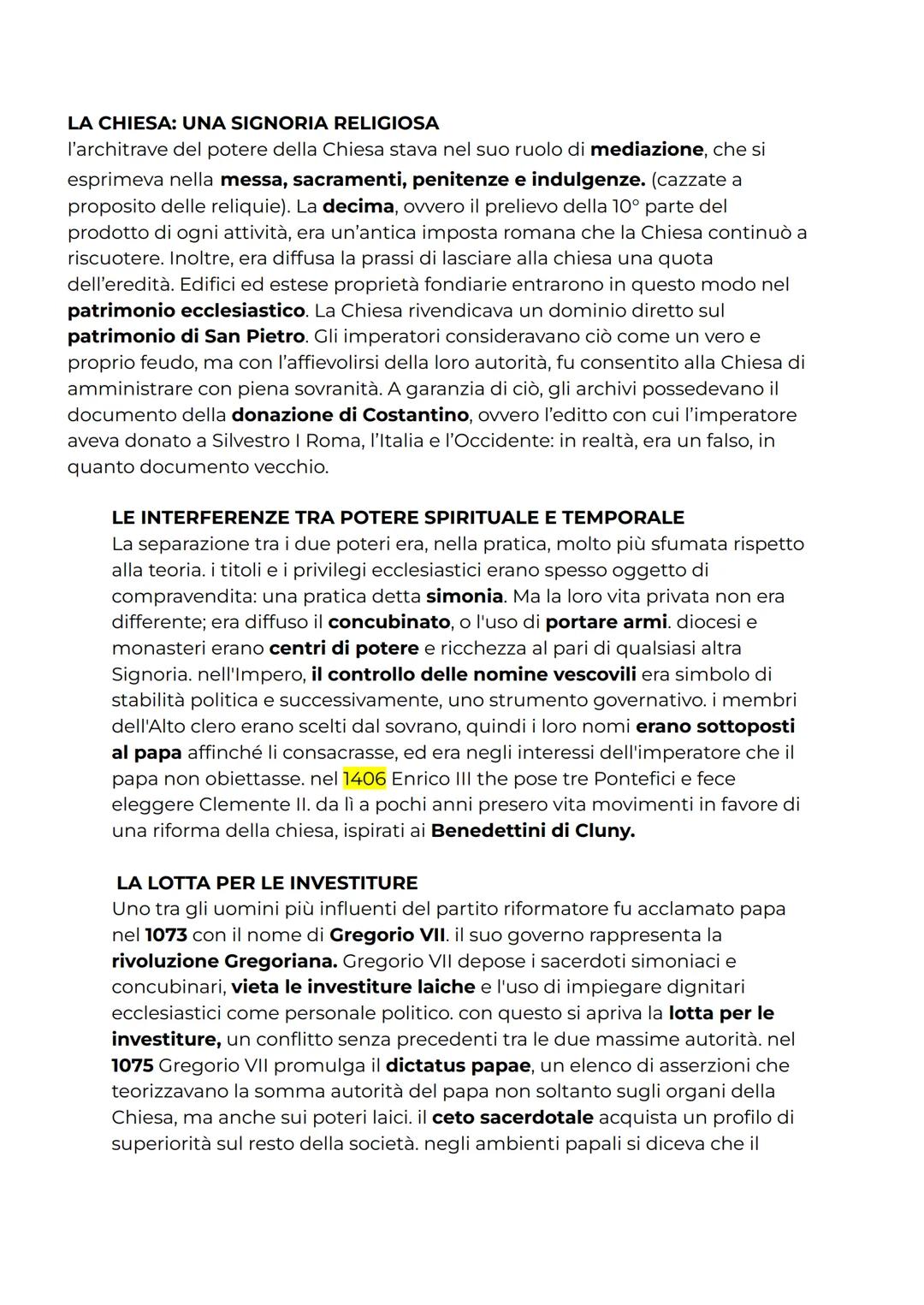 MEDIOEVO
Il termine Medioevo significa “età di mezzo" ed inizia con il crollo dell'impero
romano d'occidente (476 d.C.) e termina nel 1492 c