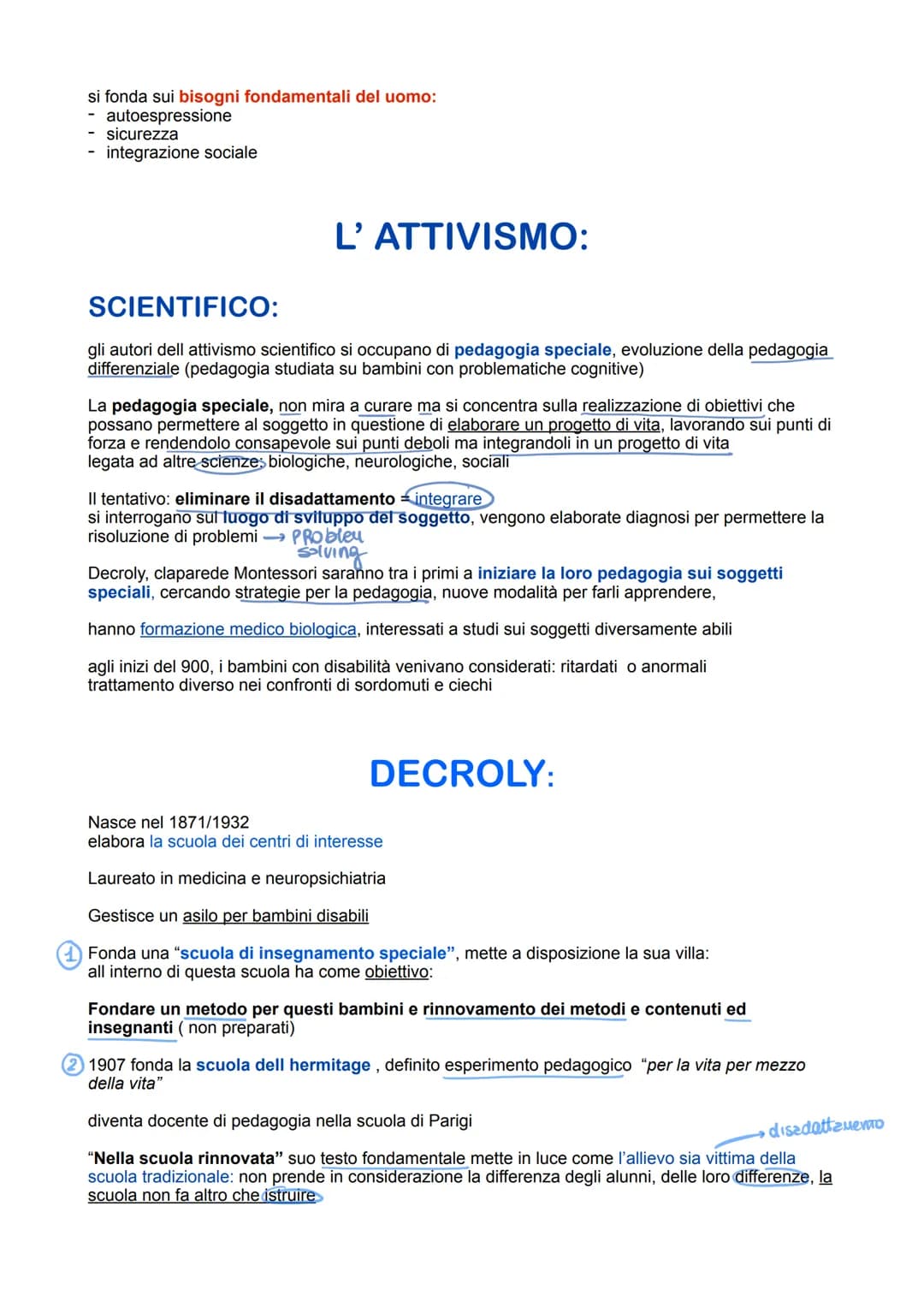 PEDAGOGIA DEL 900:
Movimento attivista, ottocento e novecento
Cambiamenti:
Industrializzazione, concentrata principalmente in area inglese e