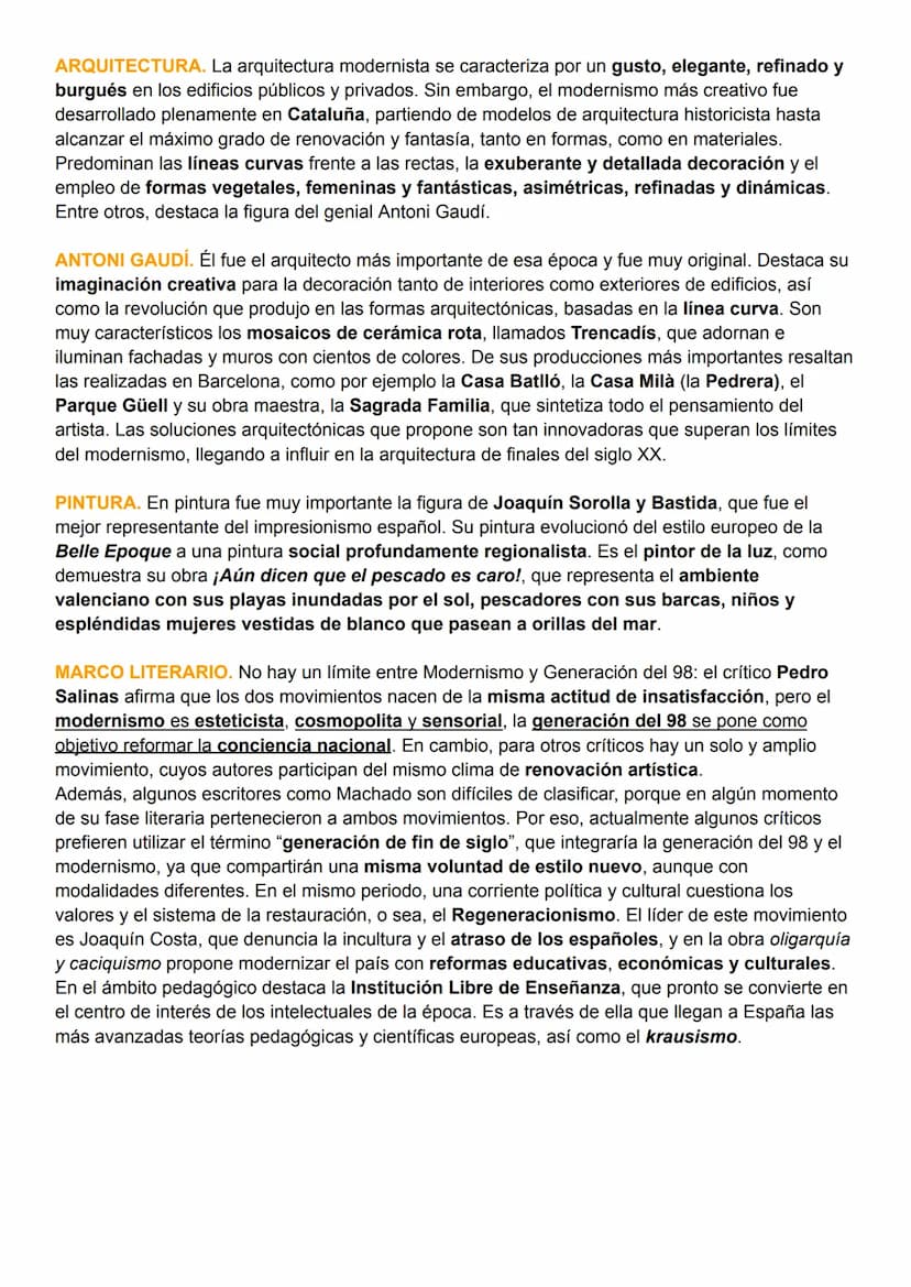 MODERNISMO Y GENERACIÓN DEL 98
MARCO HISTÓRICO. A finales del siglo XIX la política española se basa en un sistema de
alternancia de poder e