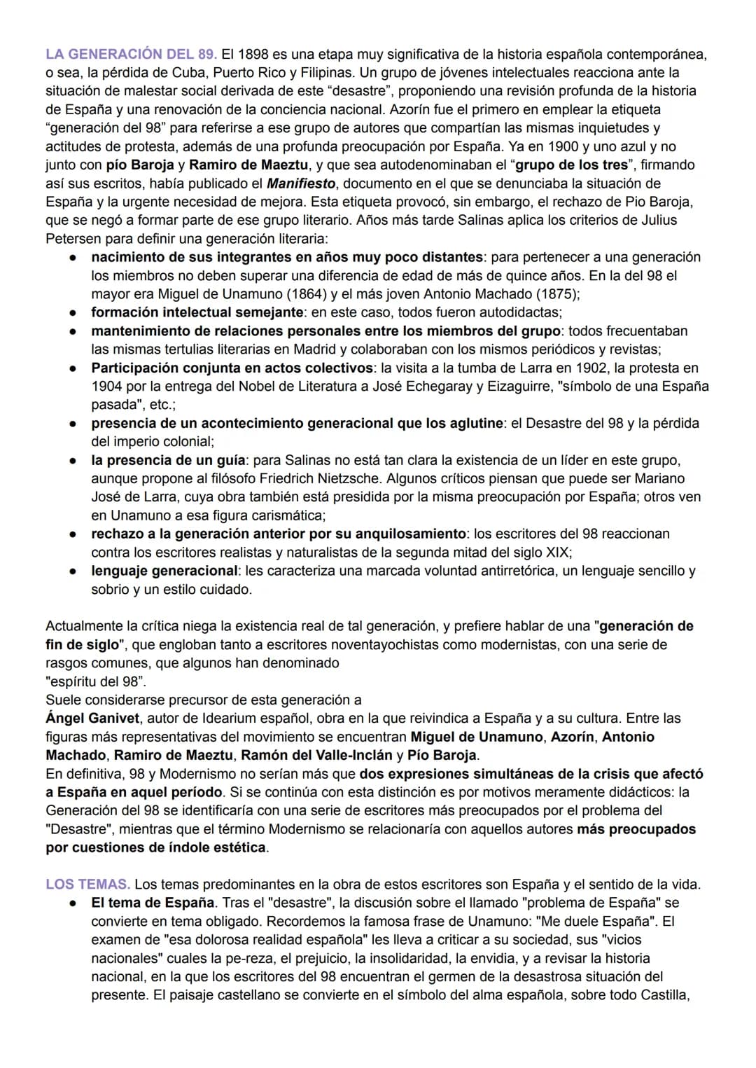 MODERNISMO Y GENERACIÓN DEL 98
MARCO HISTÓRICO. A finales del siglo XIX la política española se basa en un sistema de
alternancia de poder e