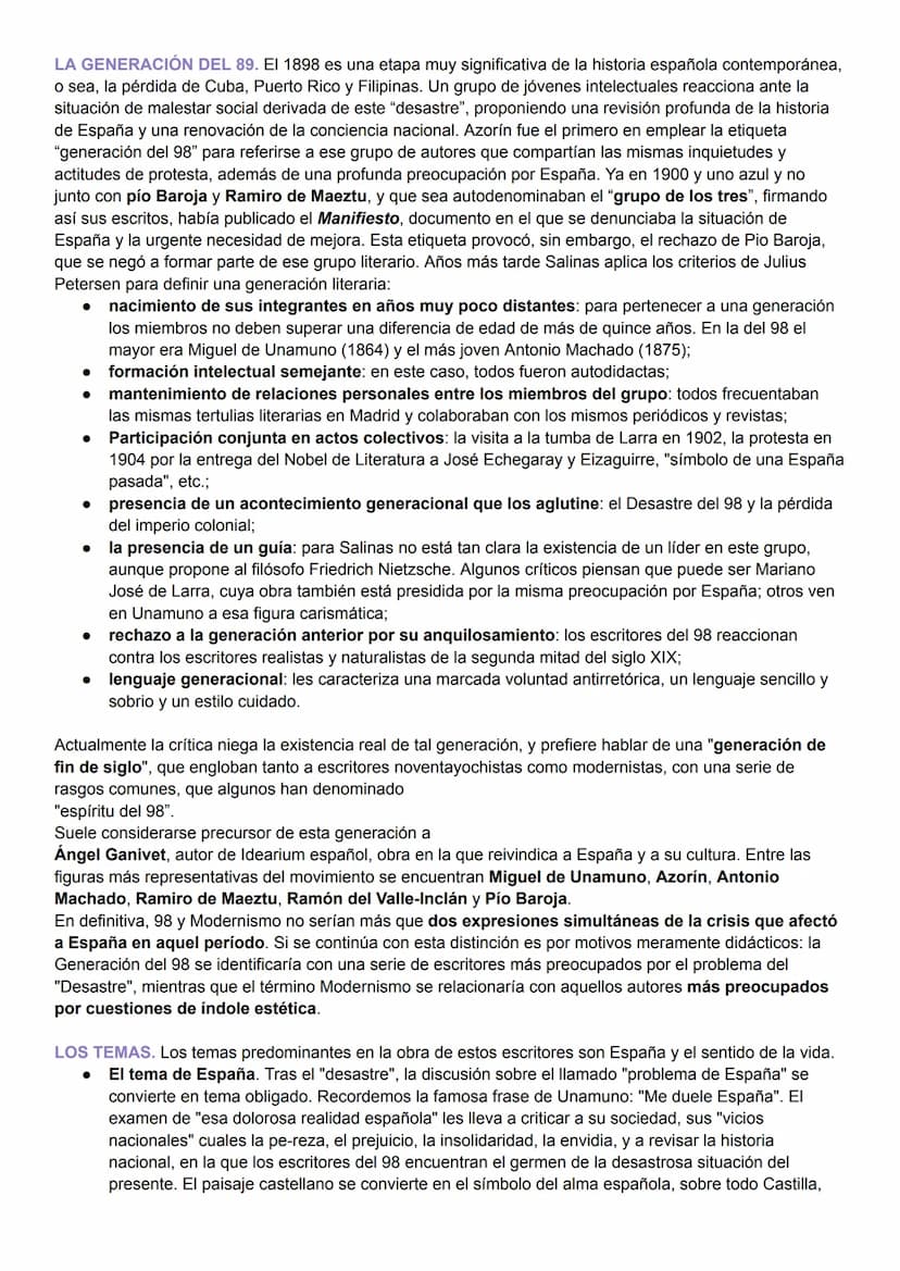 MODERNISMO Y GENERACIÓN DEL 98
MARCO HISTÓRICO. A finales del siglo XIX la política española se basa en un sistema de
alternancia de poder e